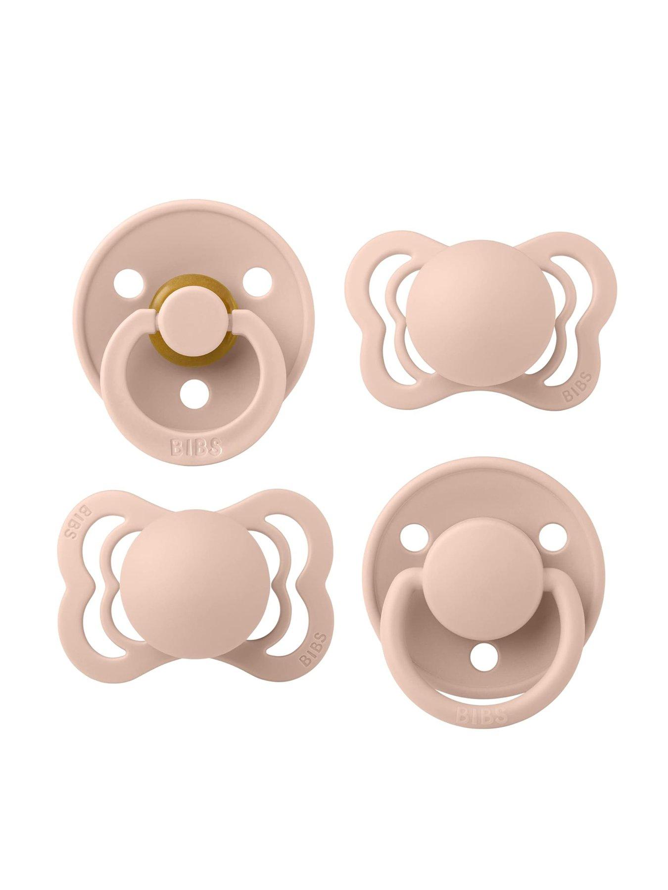 BIBS Pacifiers Try-it collection Size 1 Blush