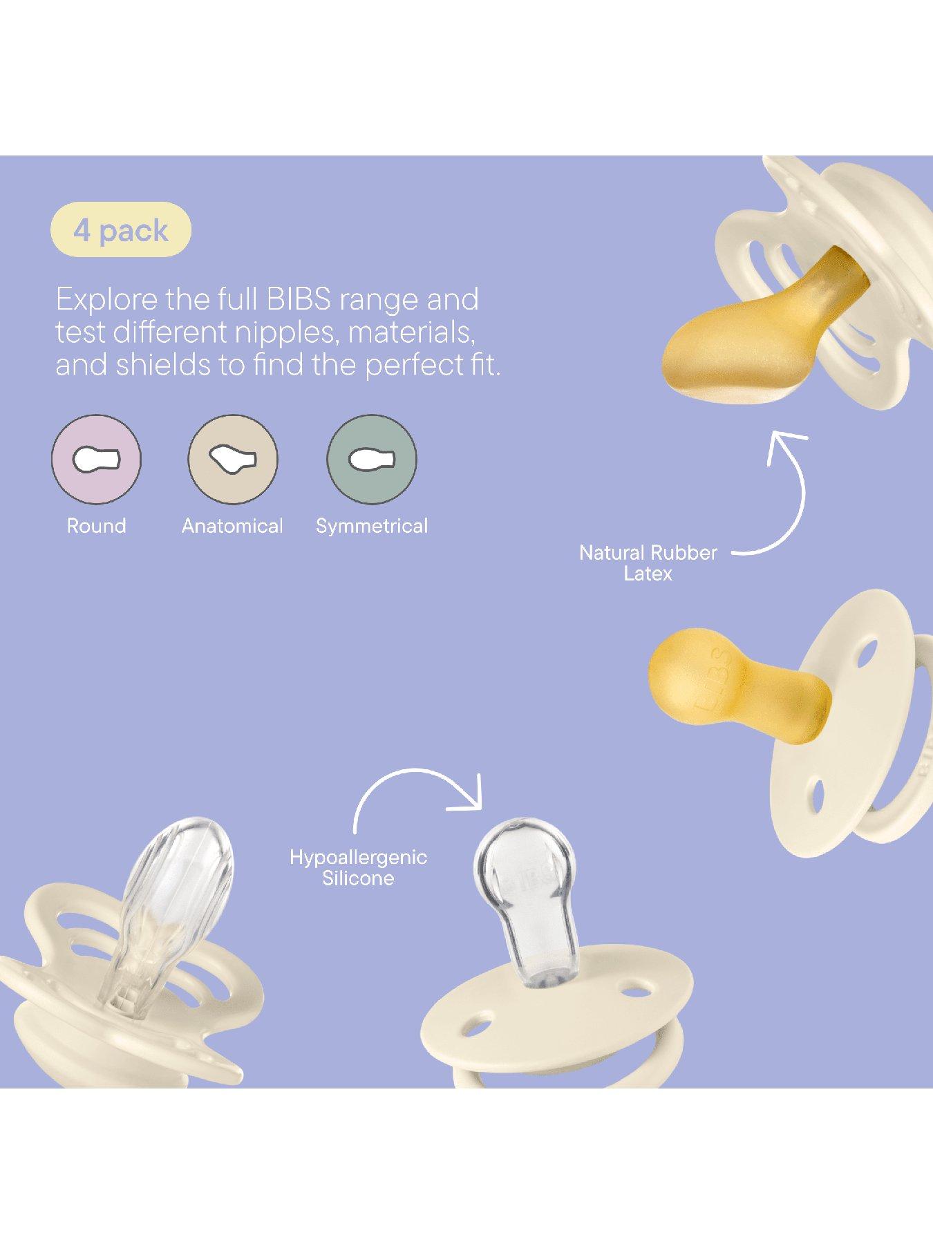 Image 5 of 7 of BIBS Pacifiers Try-it collection Size 1 Vanilla