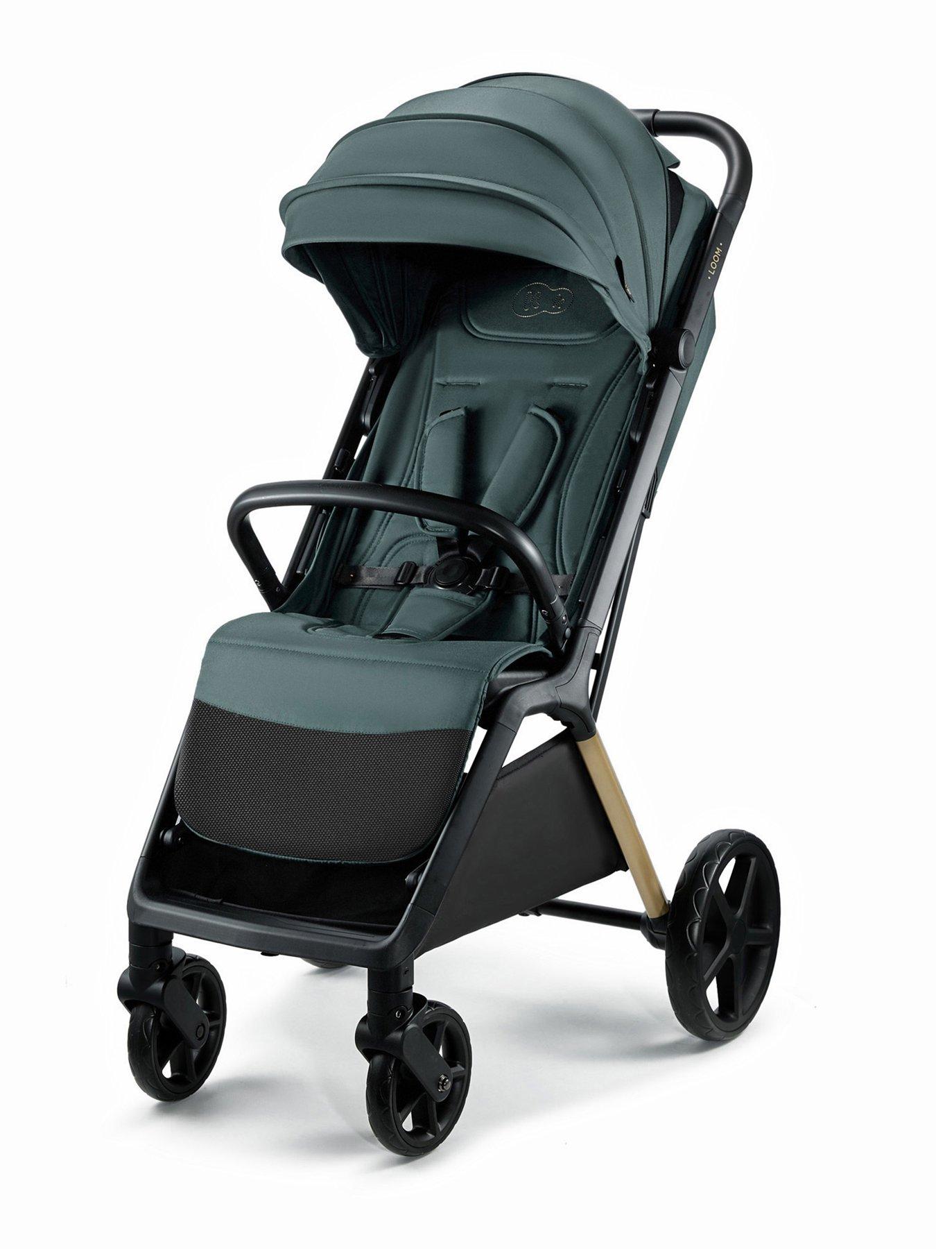 Image 2 of 7 of Kinderkraft LOOM Compact Stroller - Green