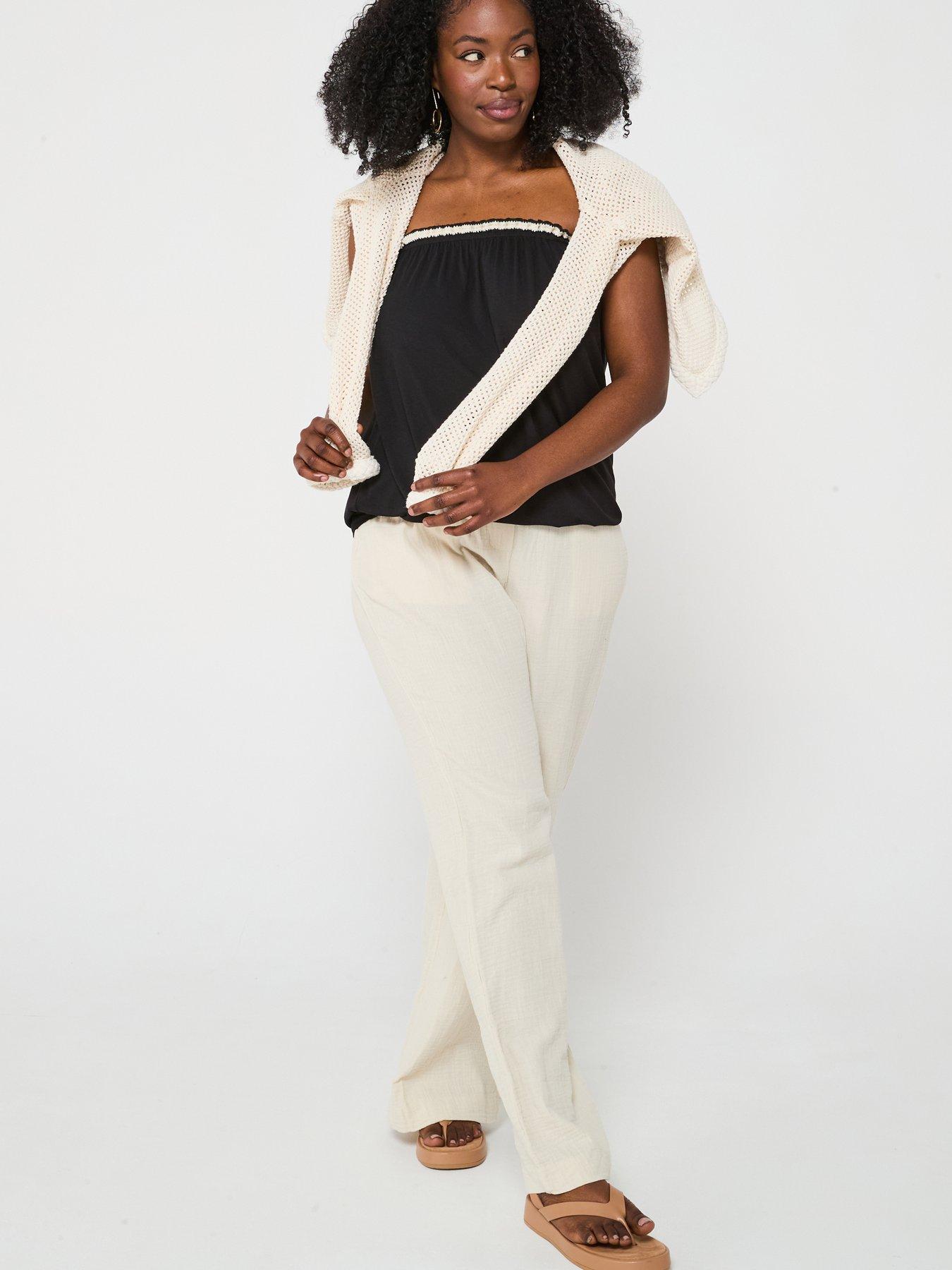 Image 3 of 6 of V by Very Curve Bandeau Banded Hem Top
