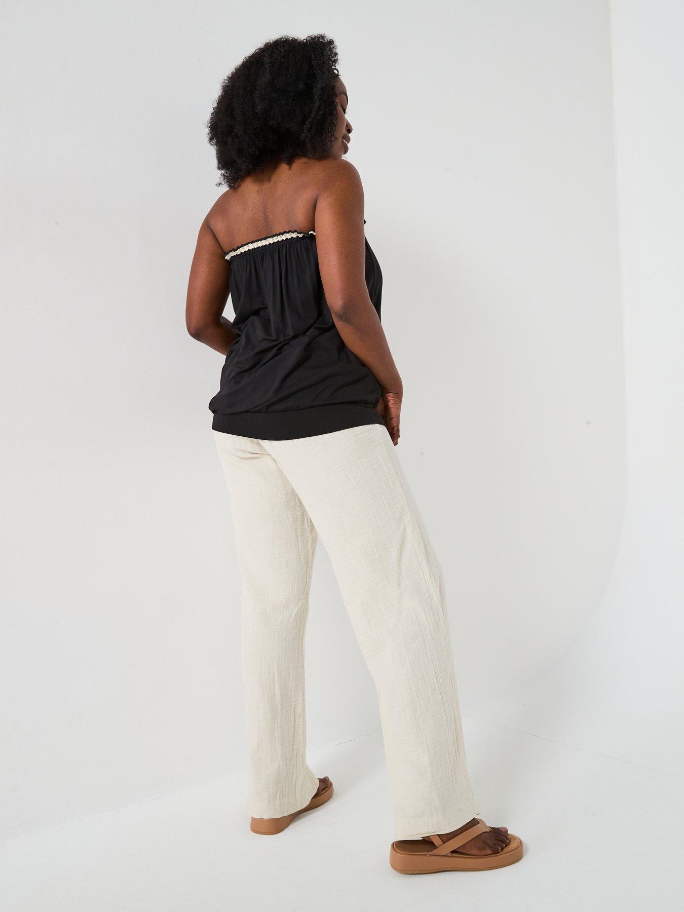 Image 5 of 6 of V by Very Curve Bandeau Banded Hem Top