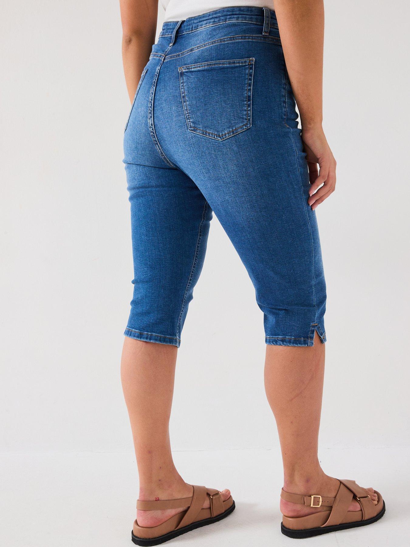 Image 2 of 6 of V by Very Curve Cropped Jean