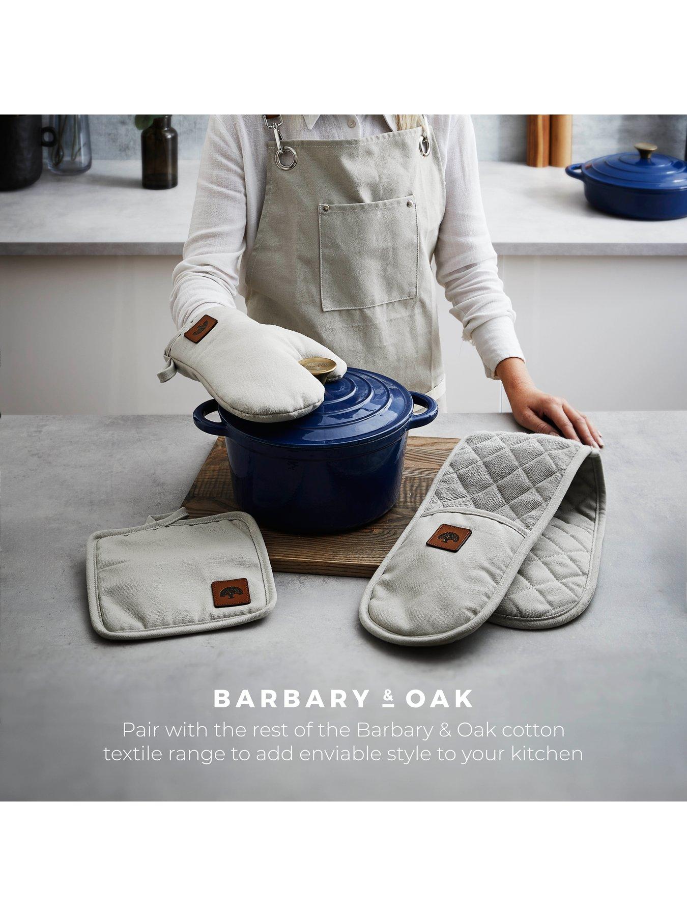 Tower Cotton 20cm Pot Holder + Cotton Oven Glove