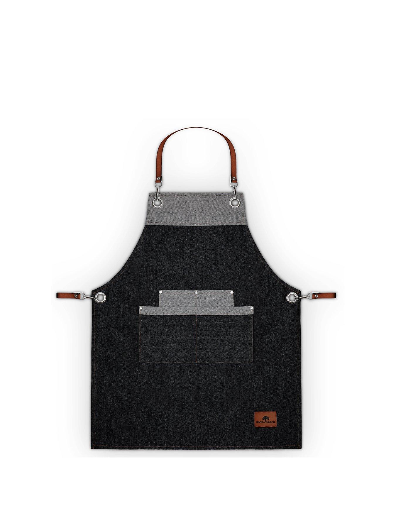 Product photograph of Tower 2 Tone Denim Apron from very.co.uk