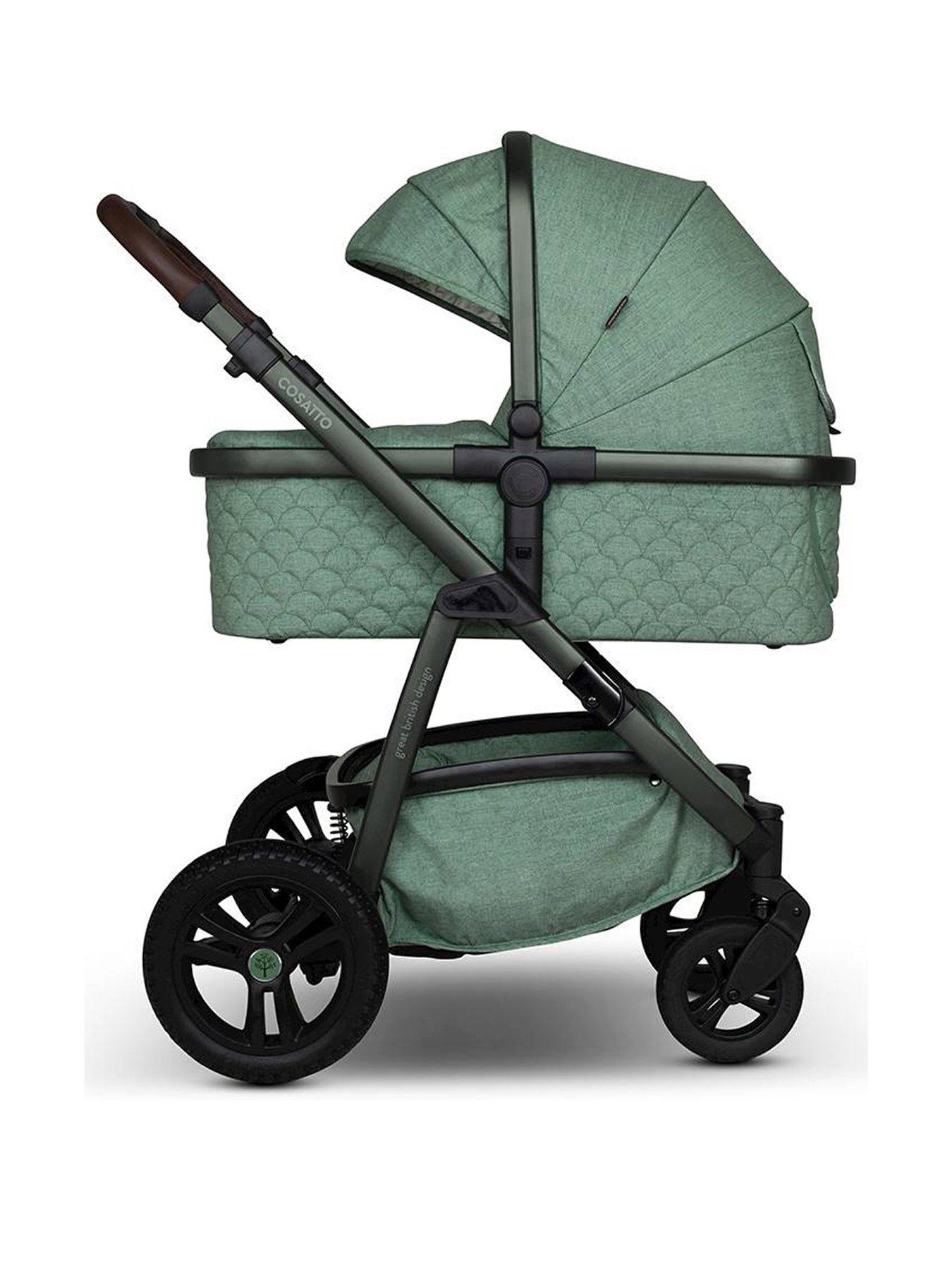 Image 2 of 8 of Cosatto Wow 3 Everything Travel System Bundle ADAC iSize Car Seat - Meadow