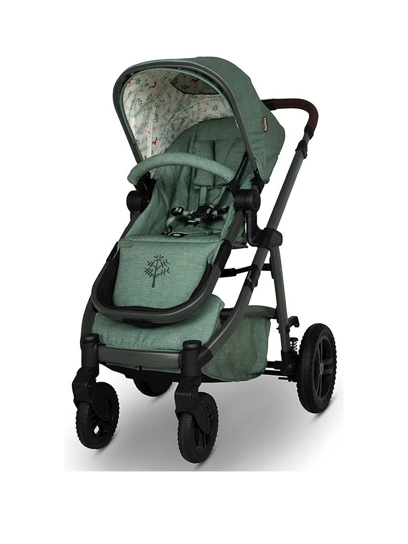 Image 3 of 8 of Cosatto Wow 3 Everything Travel System Bundle ADAC iSize Car Seat - Meadow