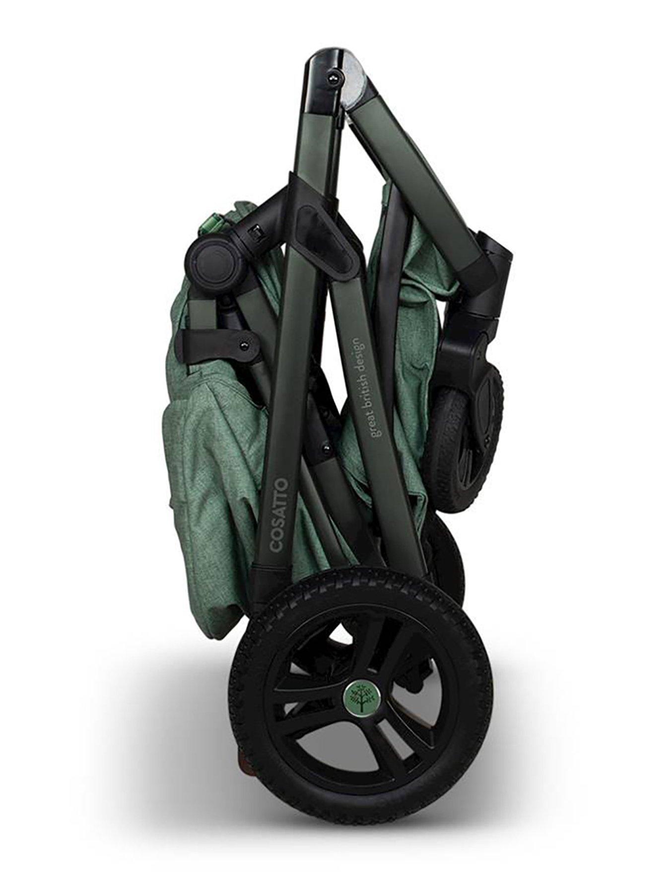 Image 6 of 8 of Cosatto Wow 3 Everything Travel System Bundle ADAC iSize Car Seat - Meadow