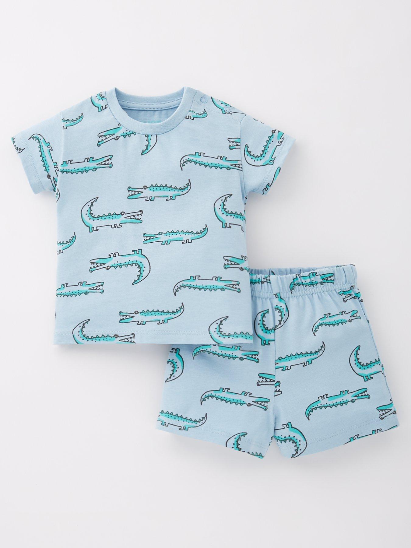 undefined Baby Boys Crocodile T-shirt And Short Set