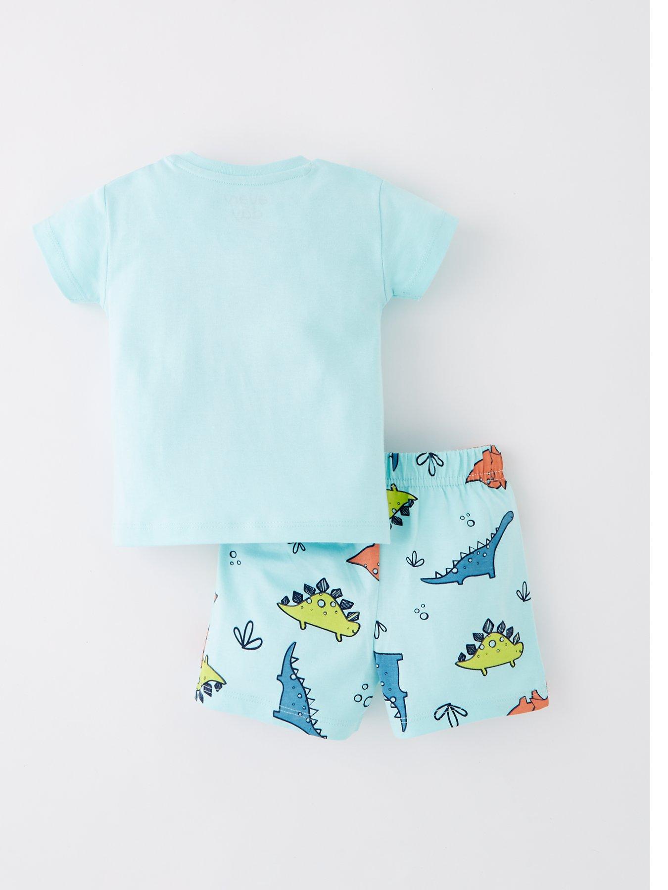 Image 2 of 4 of Everyday Baby Boys Dinosaur T-shirt And Short Set - Multi