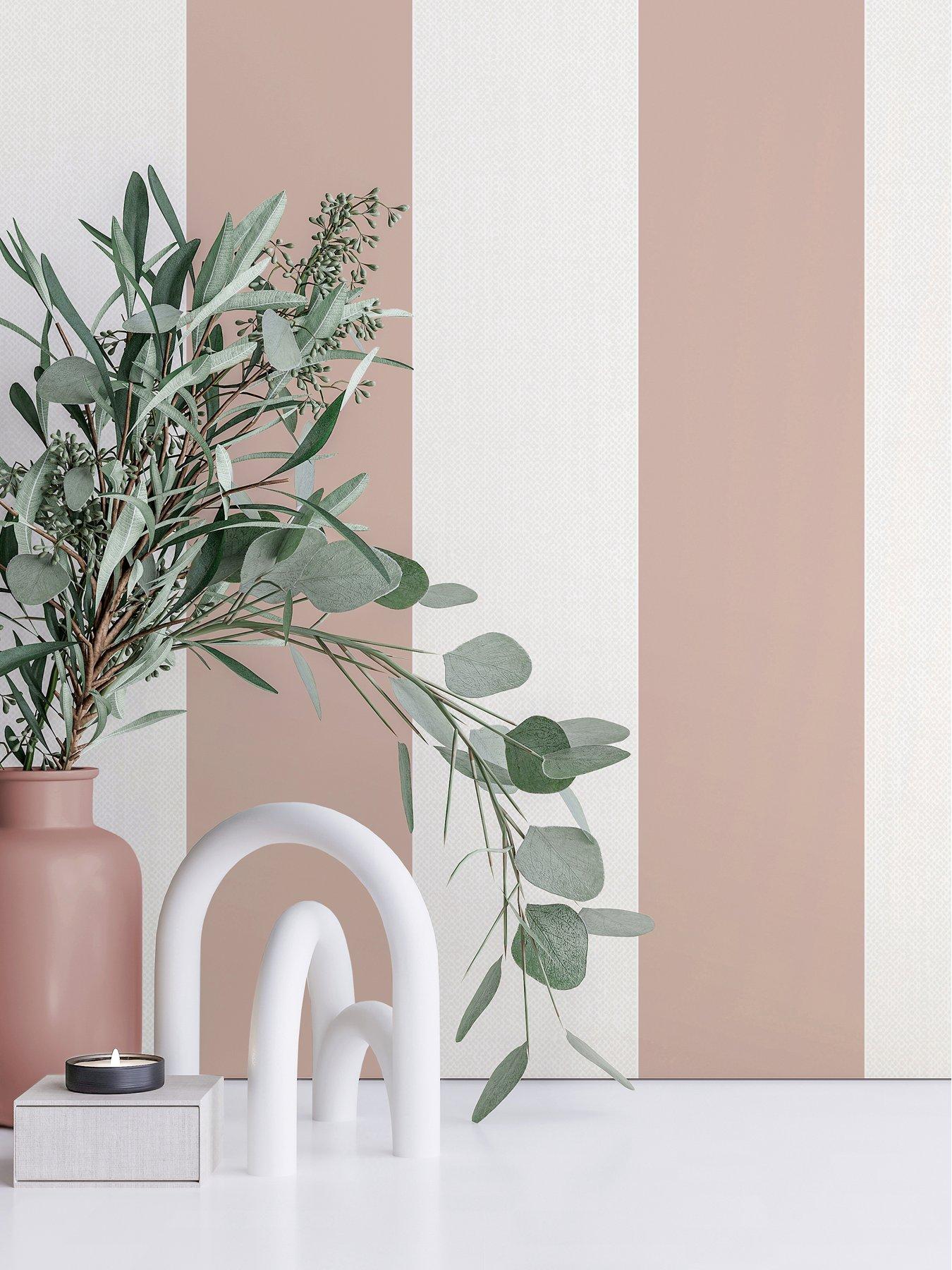 Product photograph of Fine Decor Juliette Stripe Wallpaper In Pink from very.co.uk