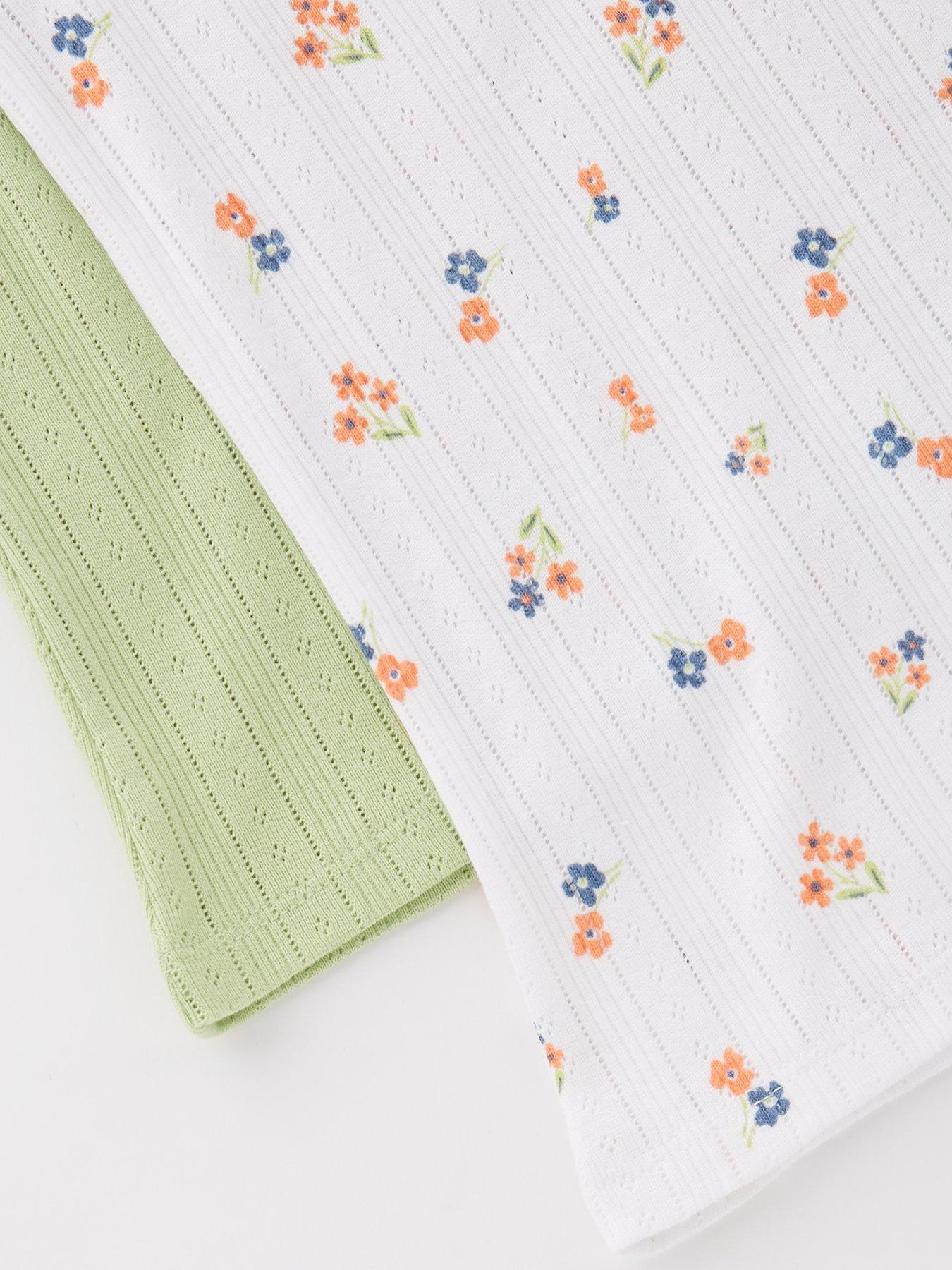 Image 5 of 5 of V by Very Girls 2 Pack Pointelle Vests - Multi