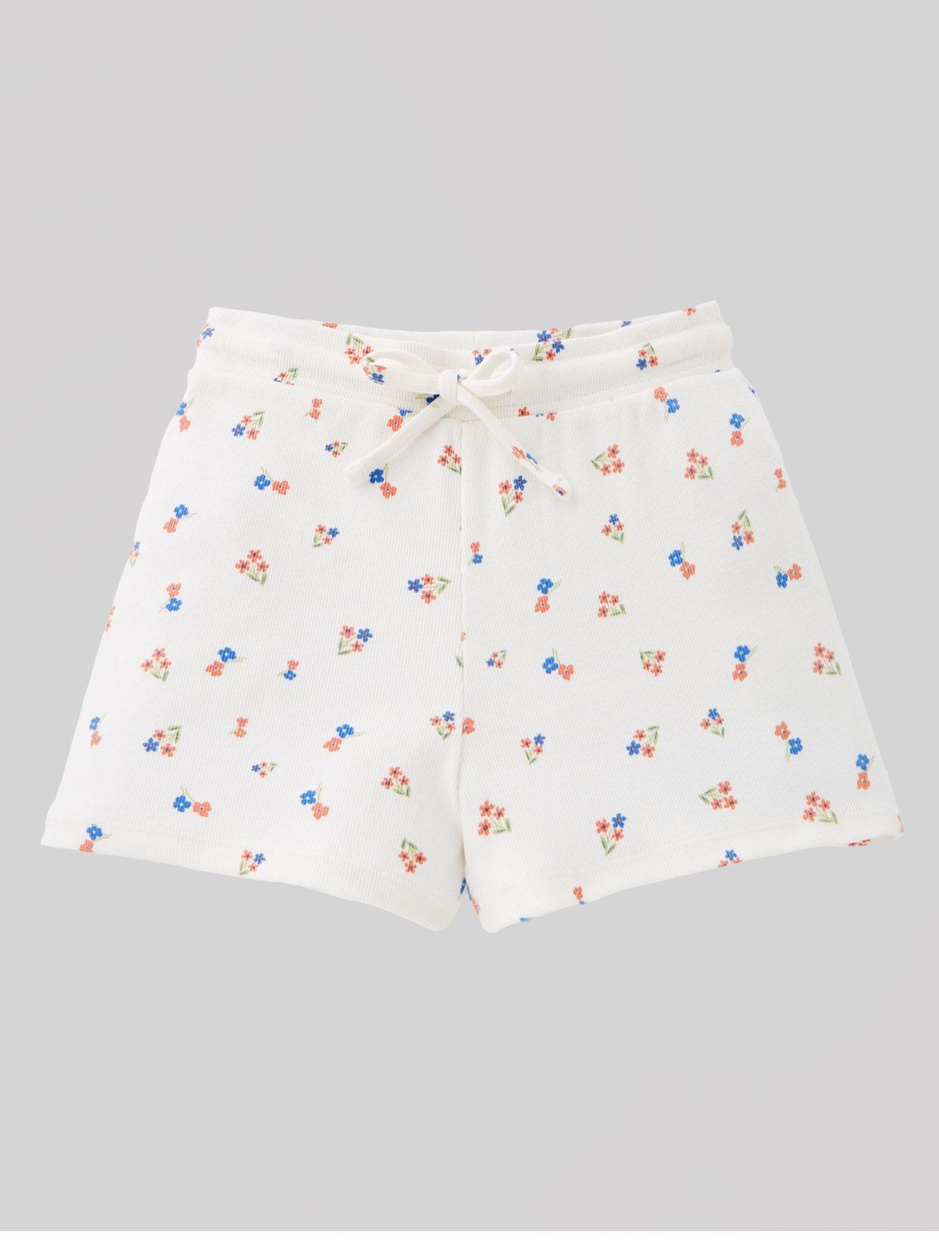 Image 2 of 5 of V by Very Girls 3 Pack Ribbed Shorts - Multi