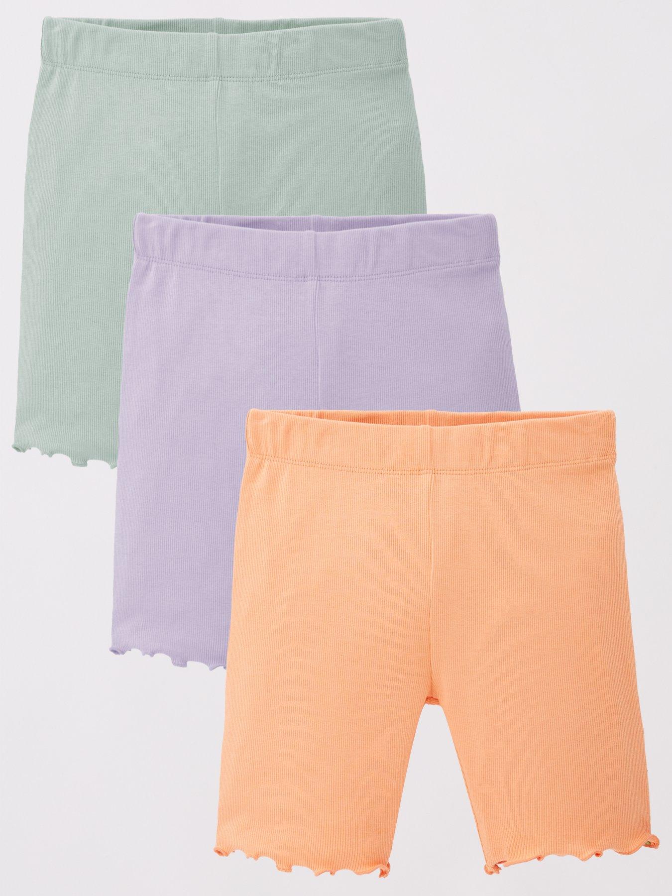 undefined Girls 3 Pack Cycling Shorts - Multi