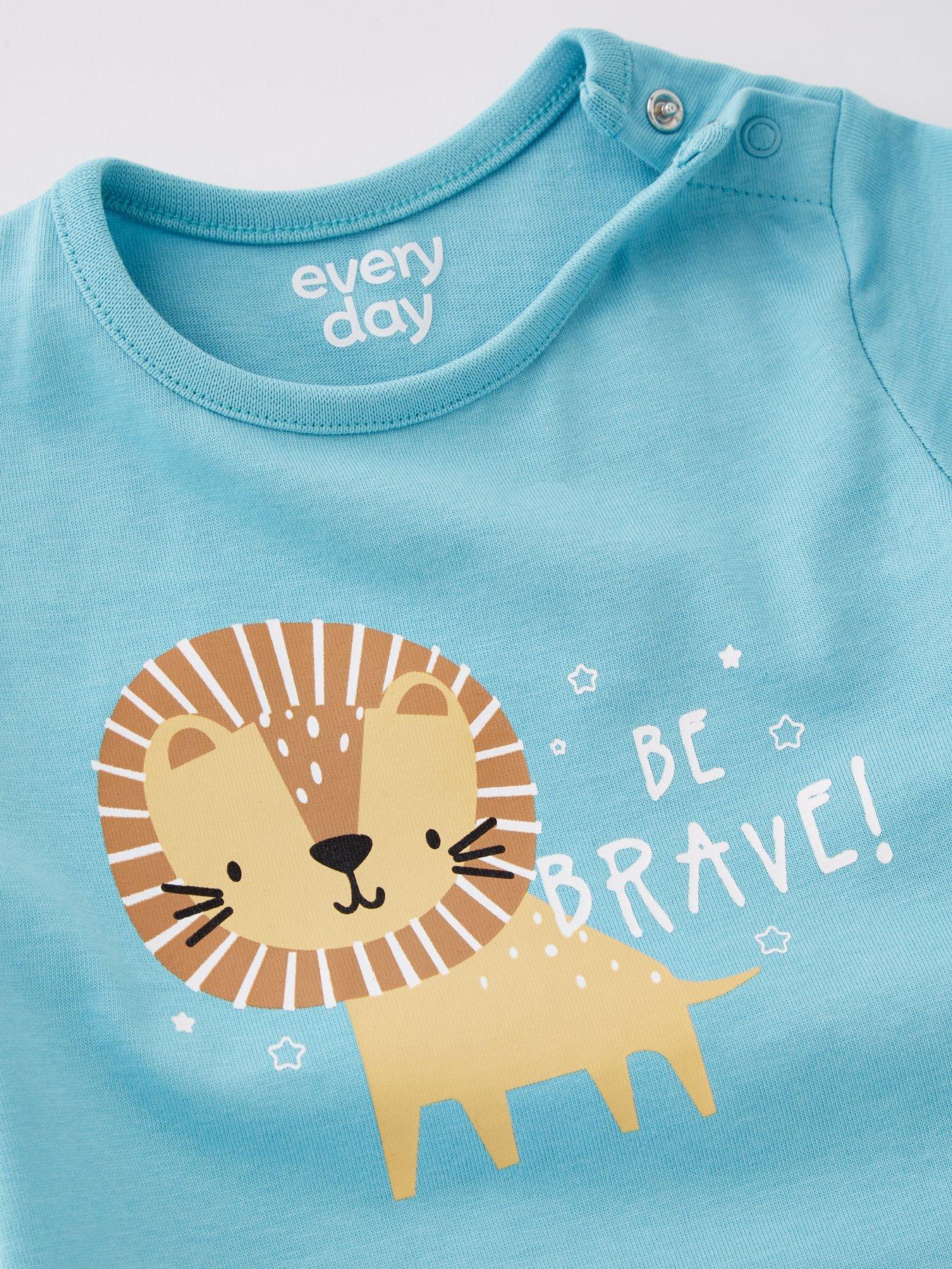 Image 3 of 4 of Everyday Baby Boys Lion Romper - Multi