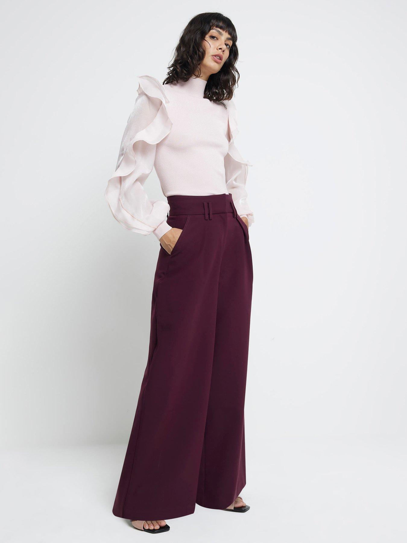 river island fantasy sleeve top - light pink