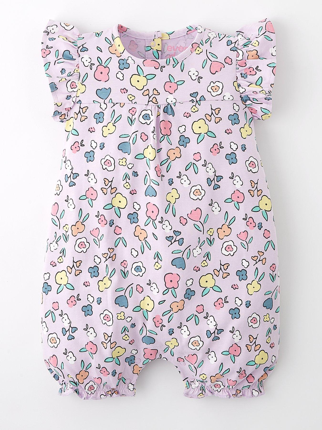 undefined Baby Girls Floral Romper