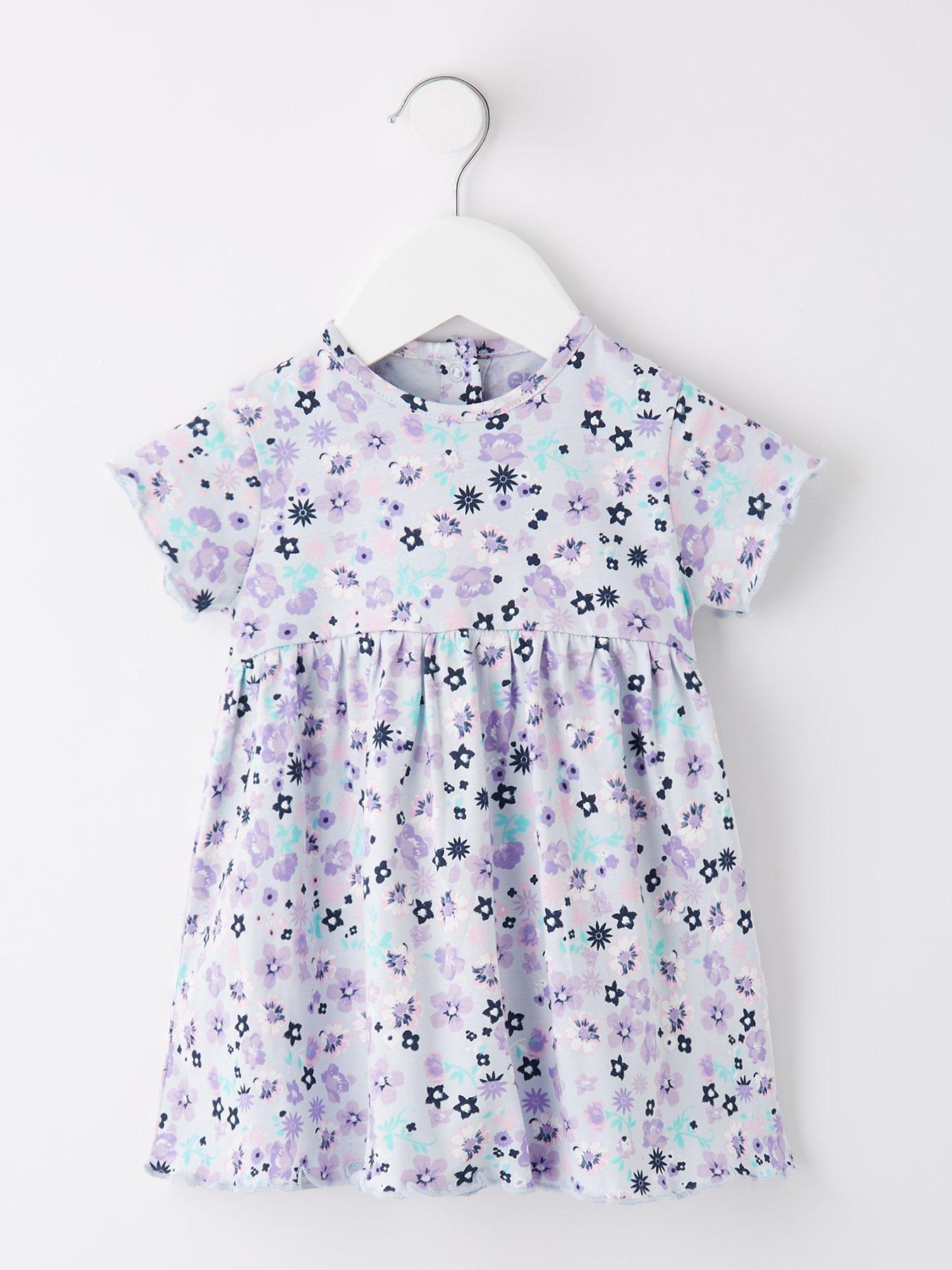 undefined Baby Girls Ditsy Short Sleeve Dress