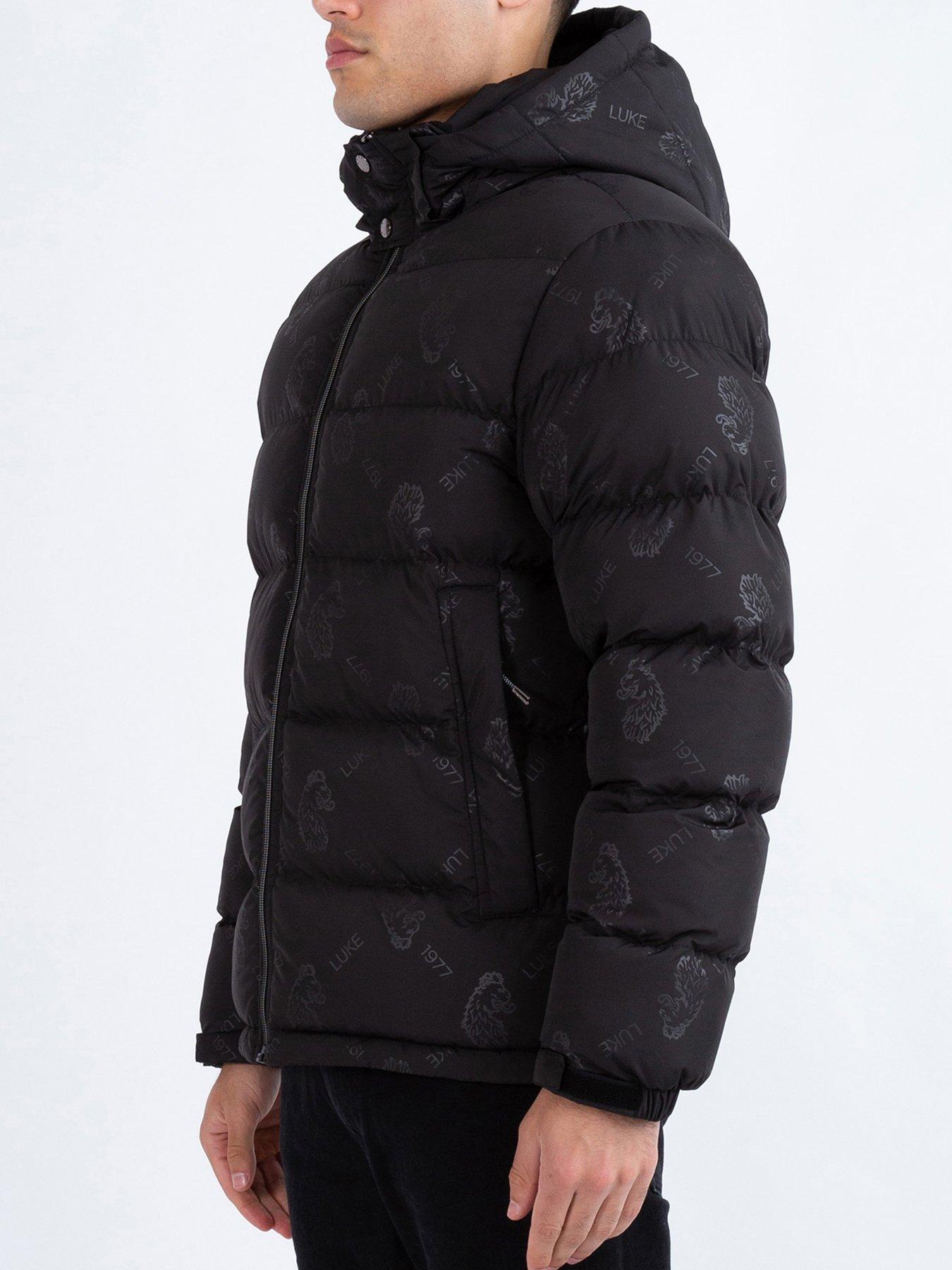 Luke 1977 Mallard Quilted Jacket Black Very