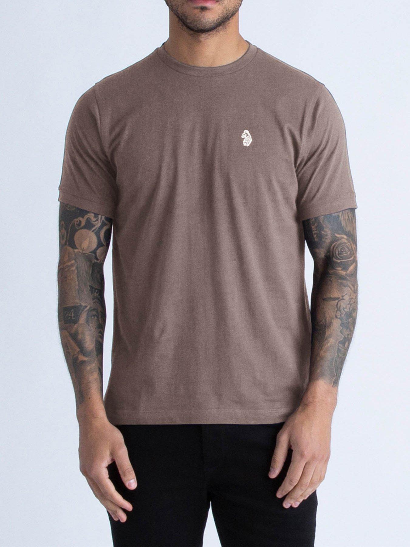 JOHNYS 3 Pack Men's Plain Cotton T-Shirt Multipack In Navy Blue White