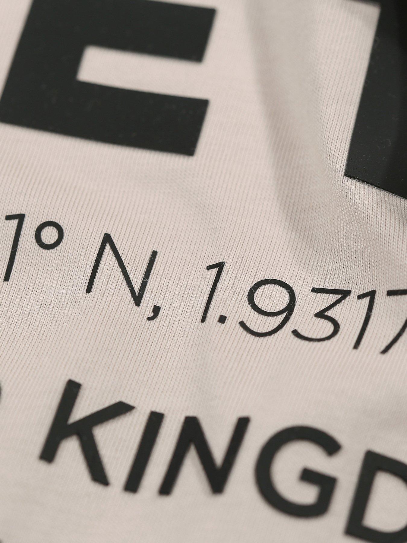Image 6 of 6 of Luke 1977 Ai Tee Oversized Printed T-Shirt - Cream