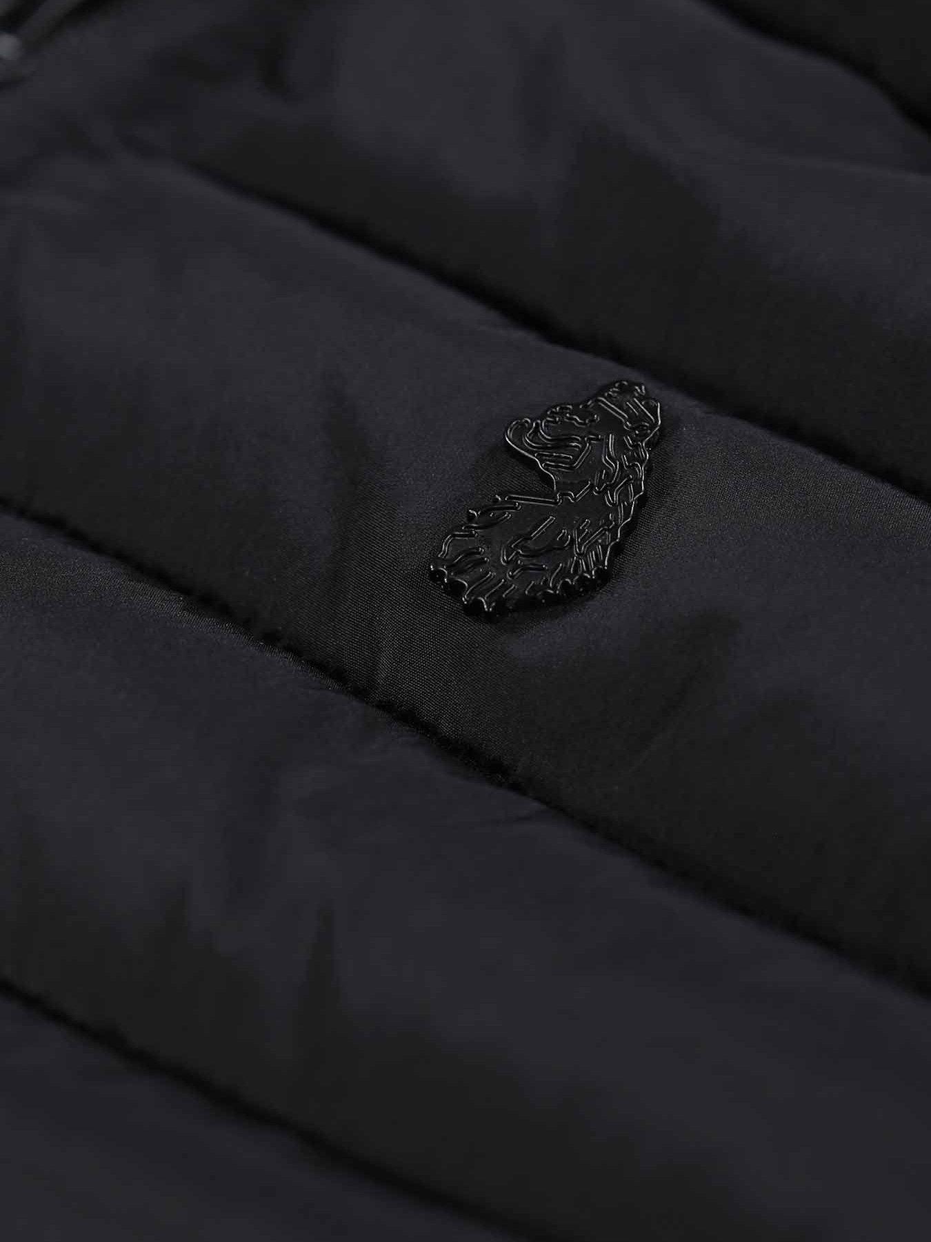 Image 6 of 6 of Luke 1977 Gabriel Quilted Funnel Crew Sweat - Black