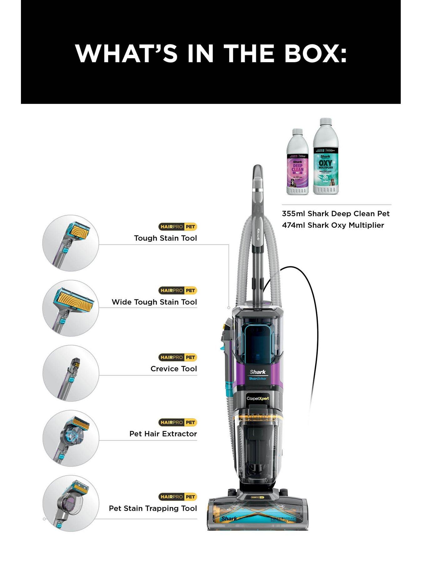 Image 2 of 7 of Shark CarpetXpert HairPro Pet Deep Carpet Cleaner with Built-In StainStriker -&nbsp;EX300UK