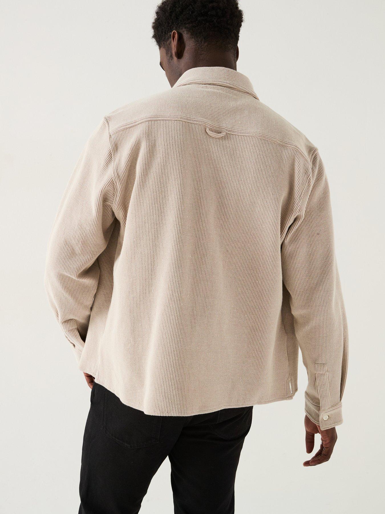 Image 2 of 6 of HUGO Ekynone Double Pocket Overshirt - Off White
