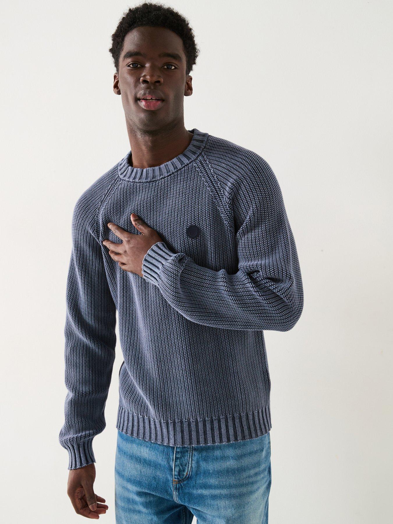 undefined Sondye Smiley Rib Knitted Jumper - Navy