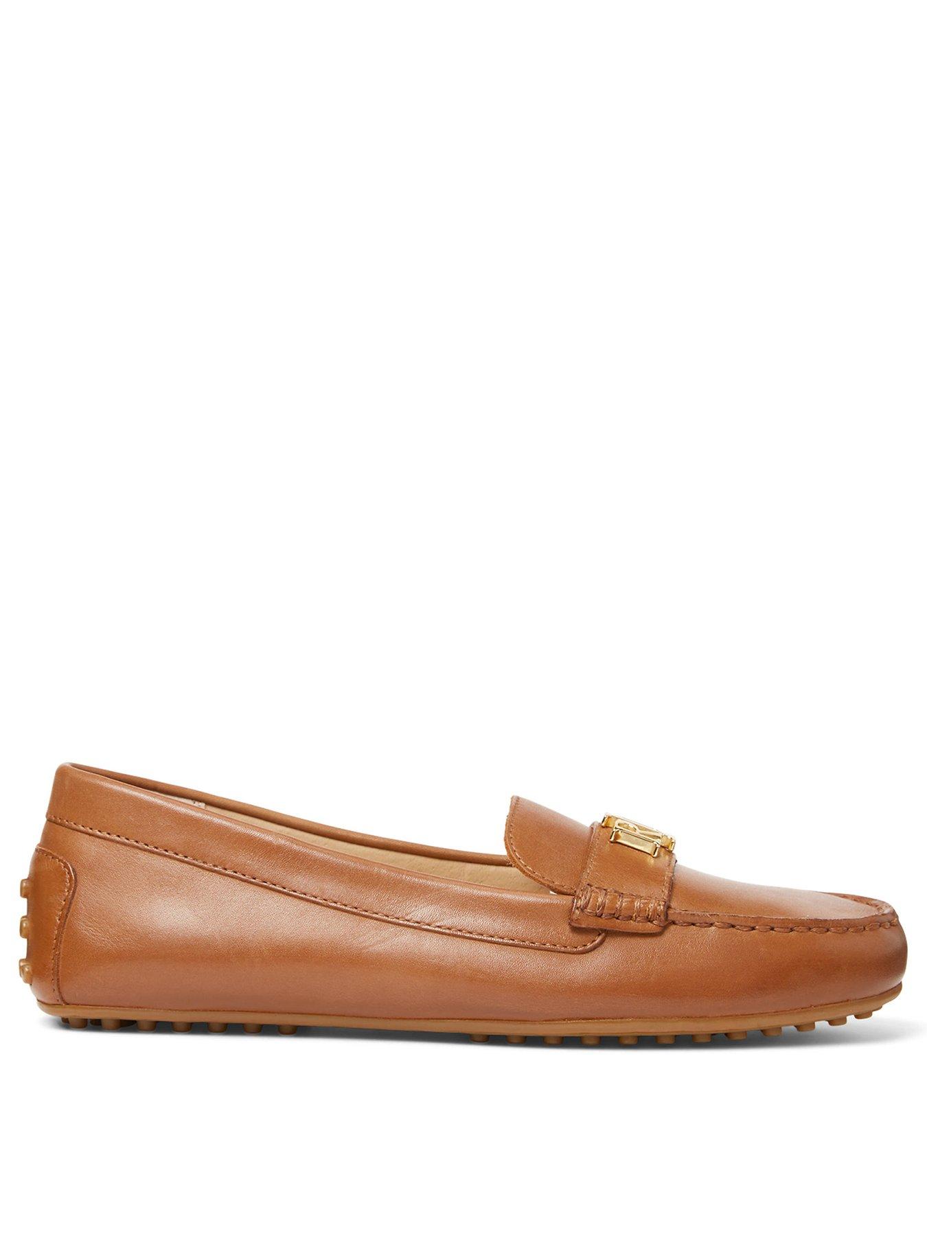 Image 2 of 4 of Lauren by Ralph Lauren Barnsbury Flat Shoe - Brown