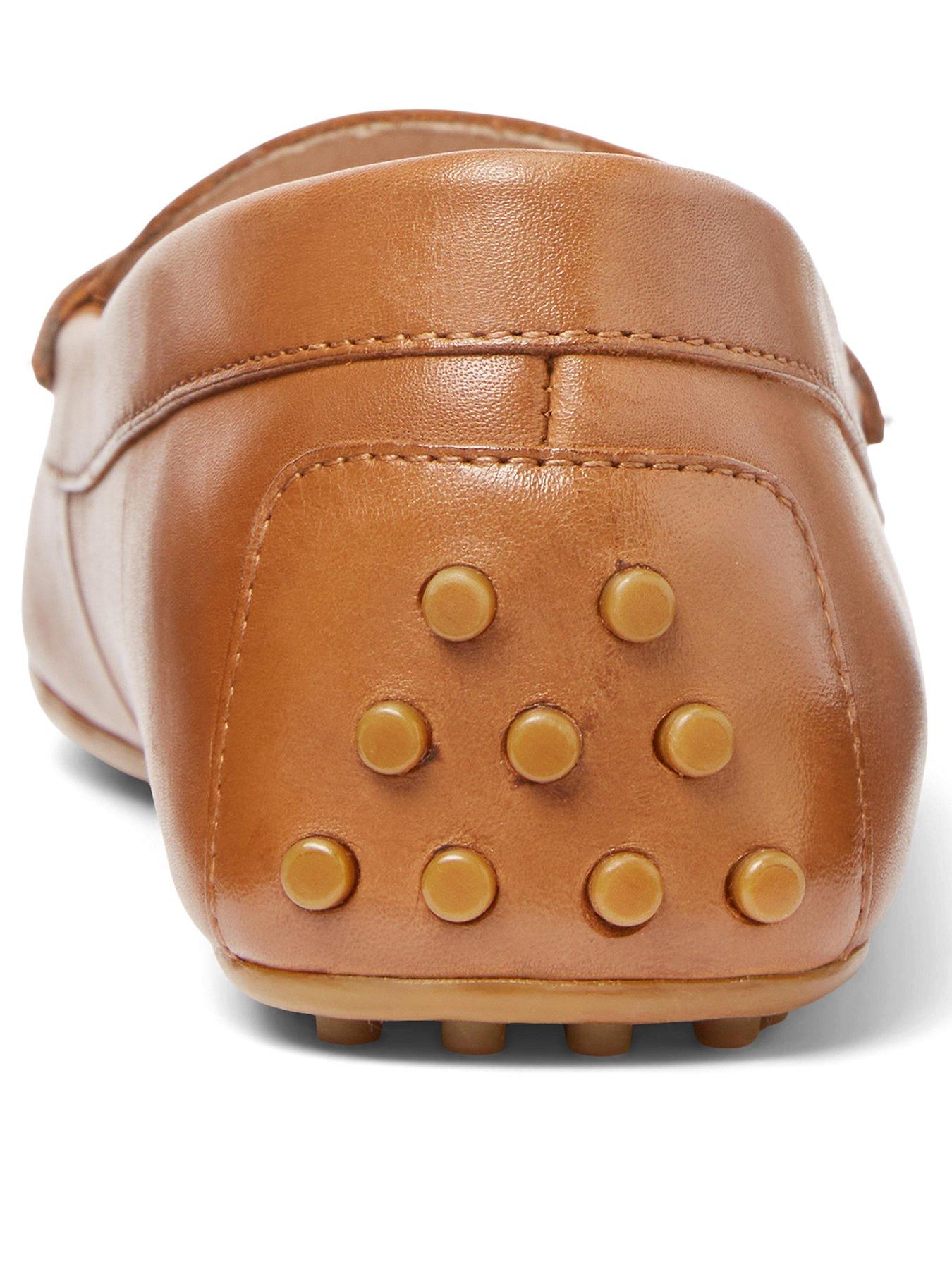 Image 3 of 4 of Lauren by Ralph Lauren Barnsbury Flat Shoe - Brown