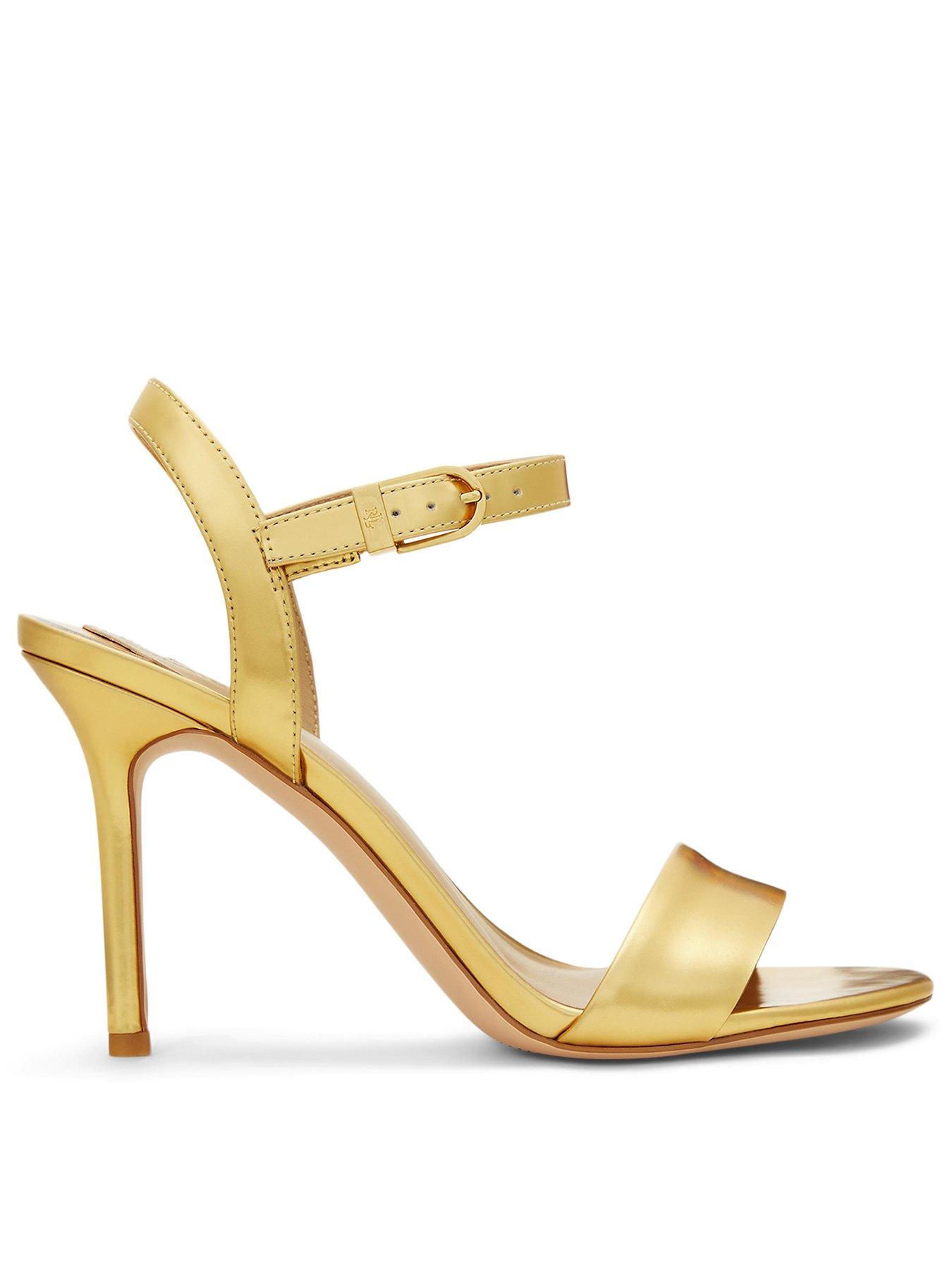 undefined Gwen Heeled Sandals - Gold