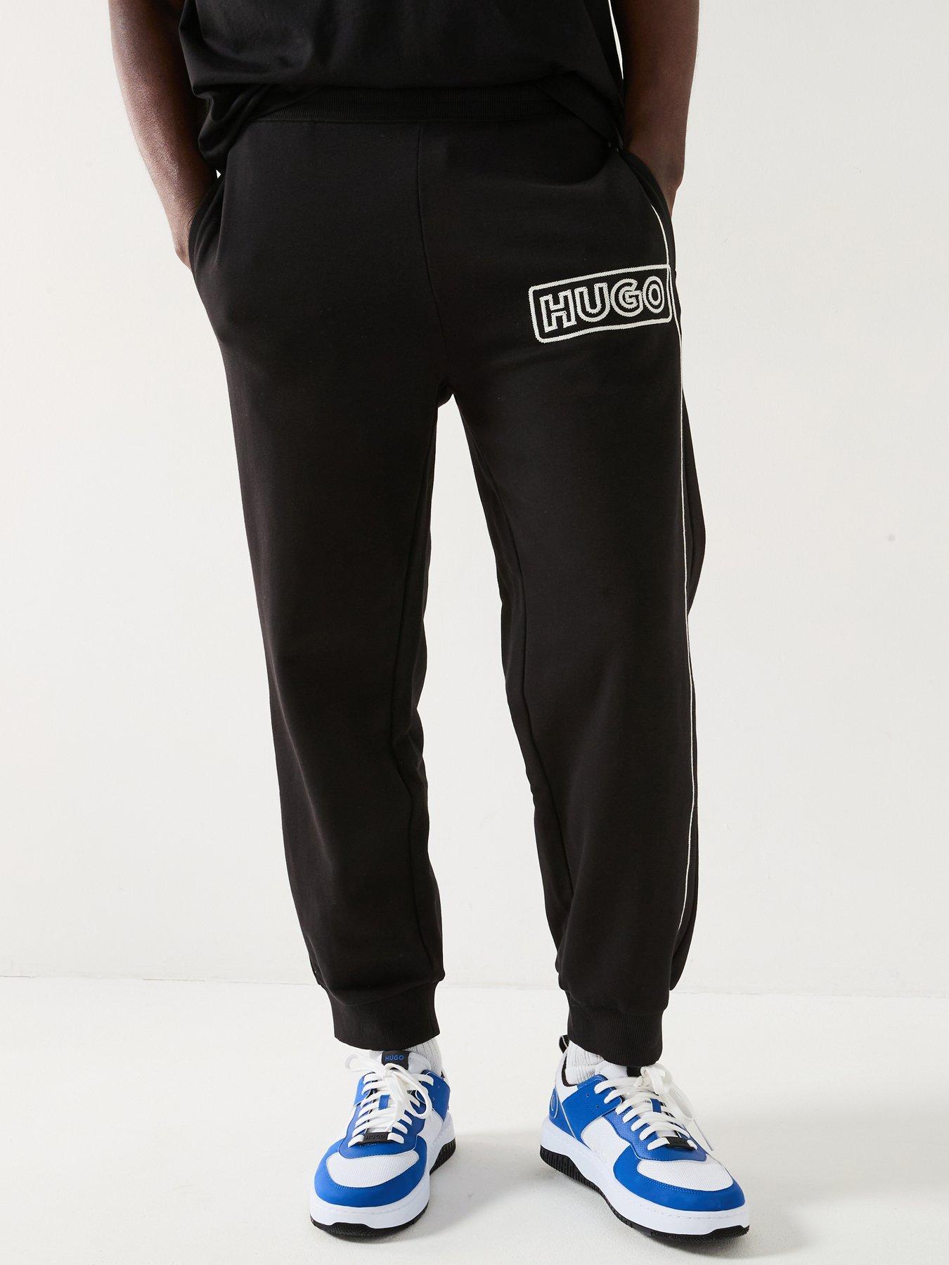 undefined Noiderpant Stitch Logo Cuff Joggers - Black