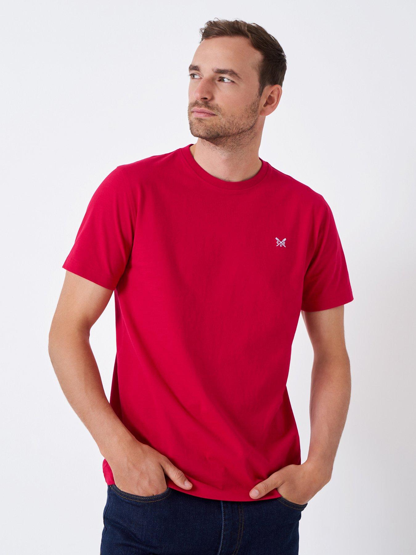 Image 1 of 5 of Crew Clothing Crew Classic T- Shirt - Red