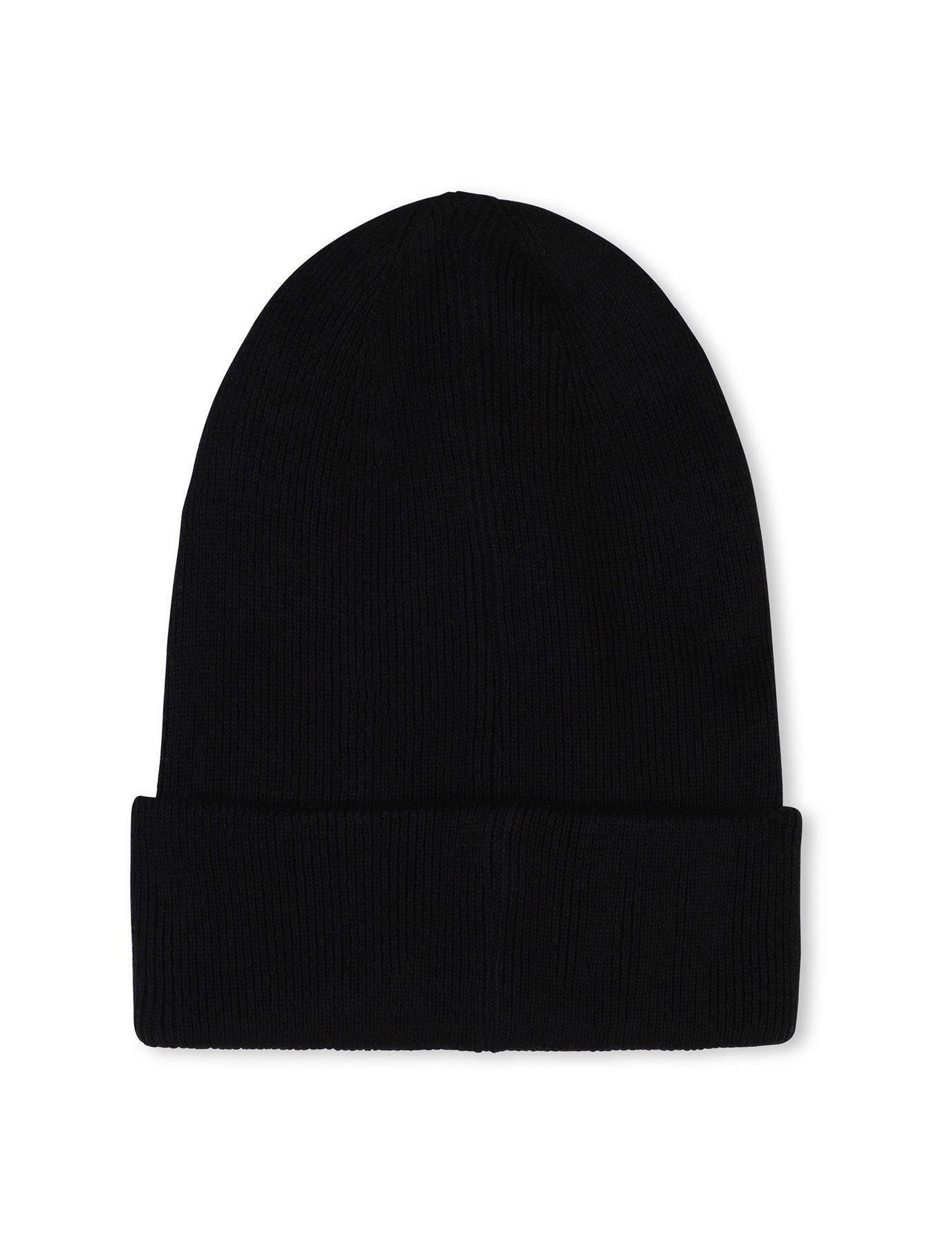 Image 2 of 3 of HUGO Boys Beanie Hat - Black