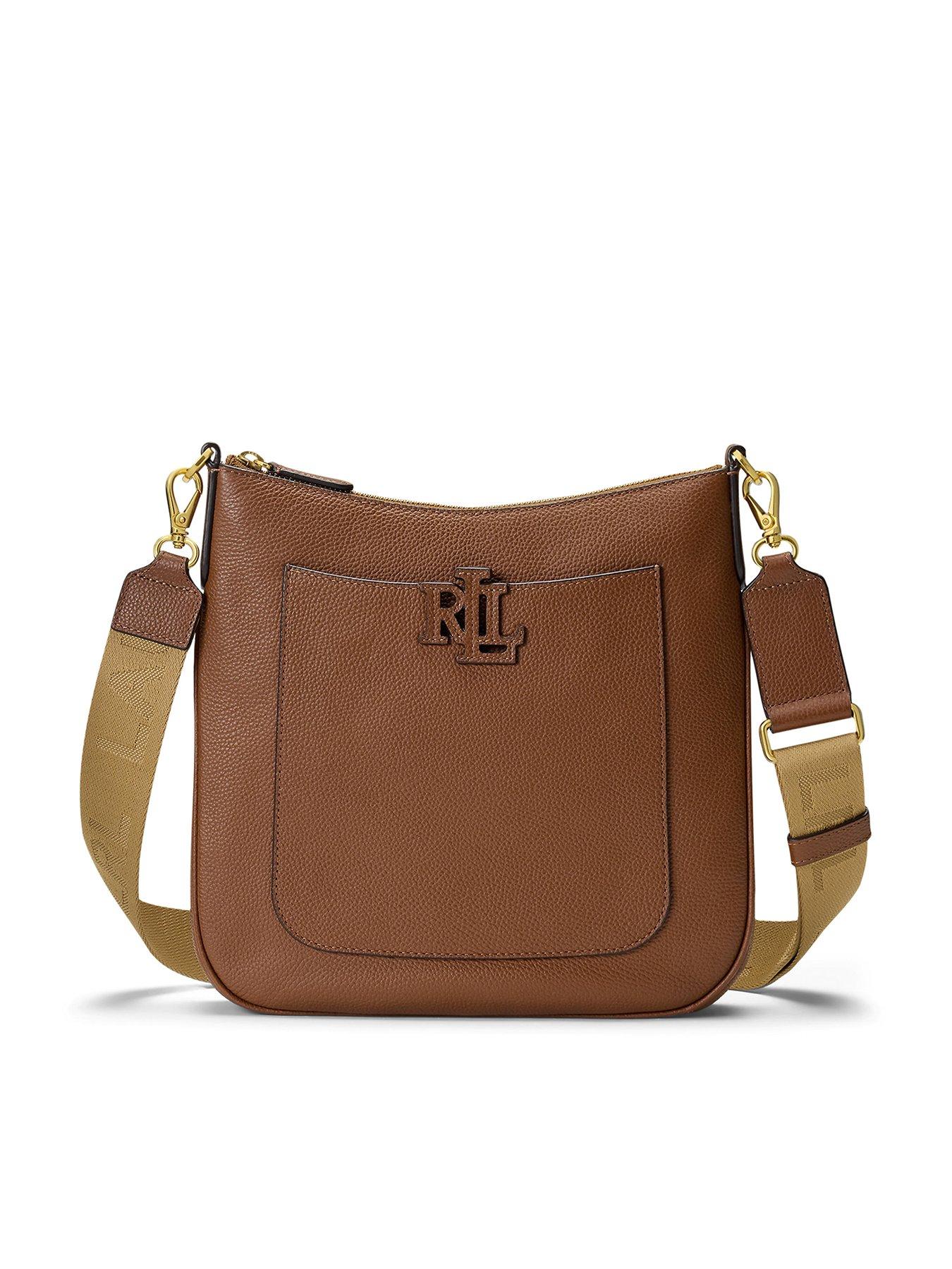 Lauren by Ralph Lauren Cameryn Large Crossbody Bag - Brown