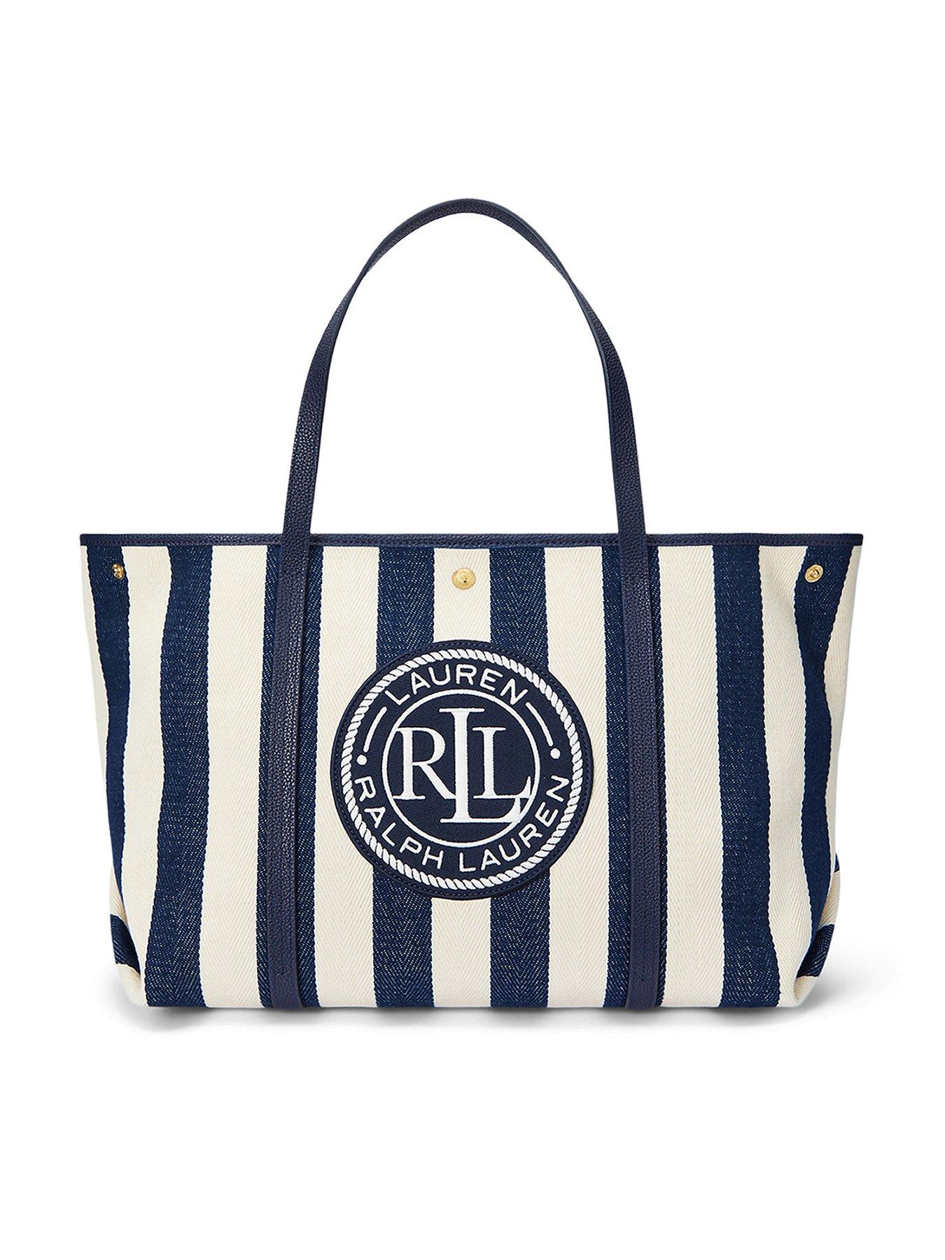 Image 1 of 5 of Lauren by Ralph Lauren Emerie Extra Large Tote - Navy