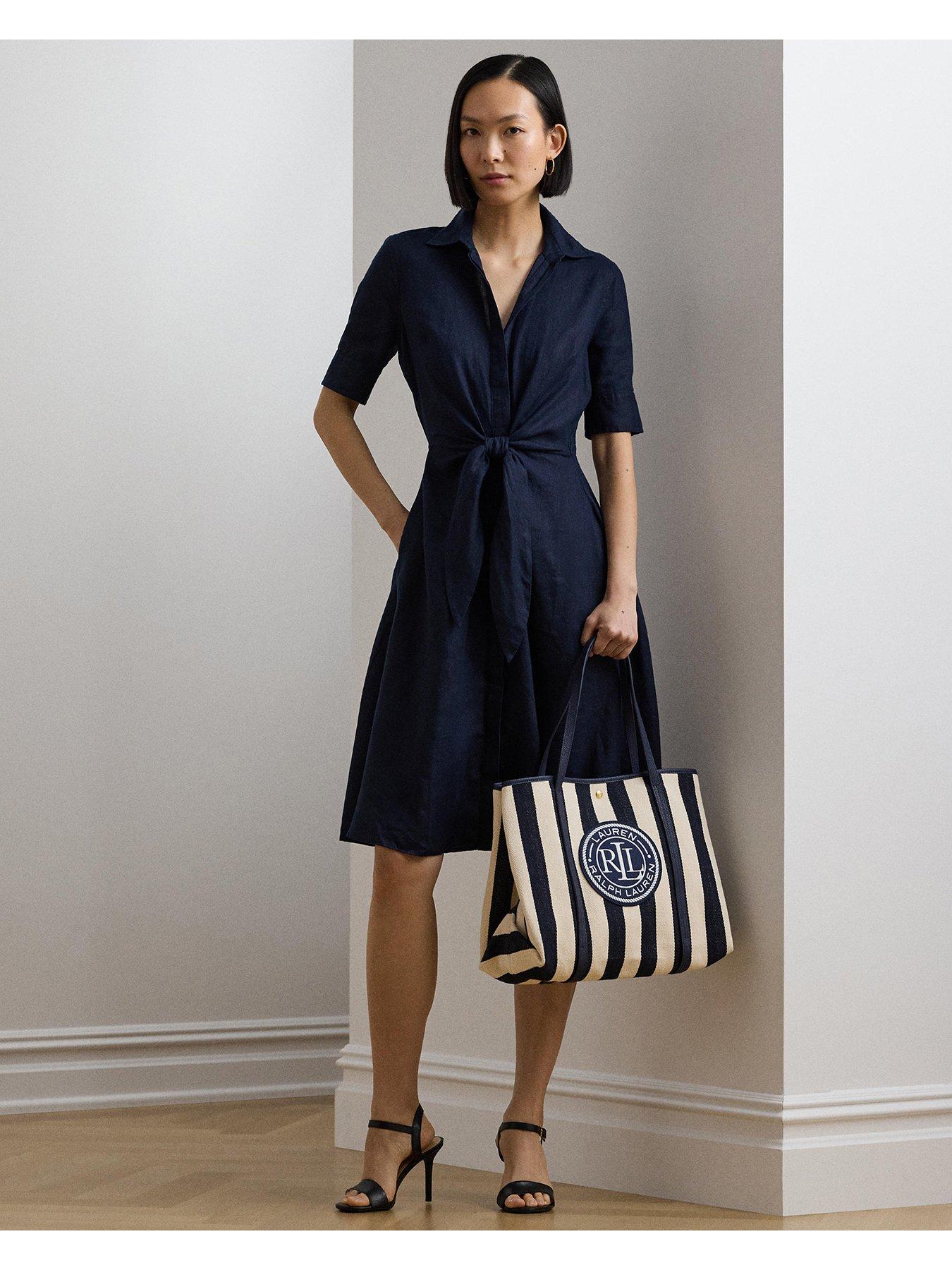 Image 2 of 5 of Lauren by Ralph Lauren Emerie Extra Large Tote - Navy