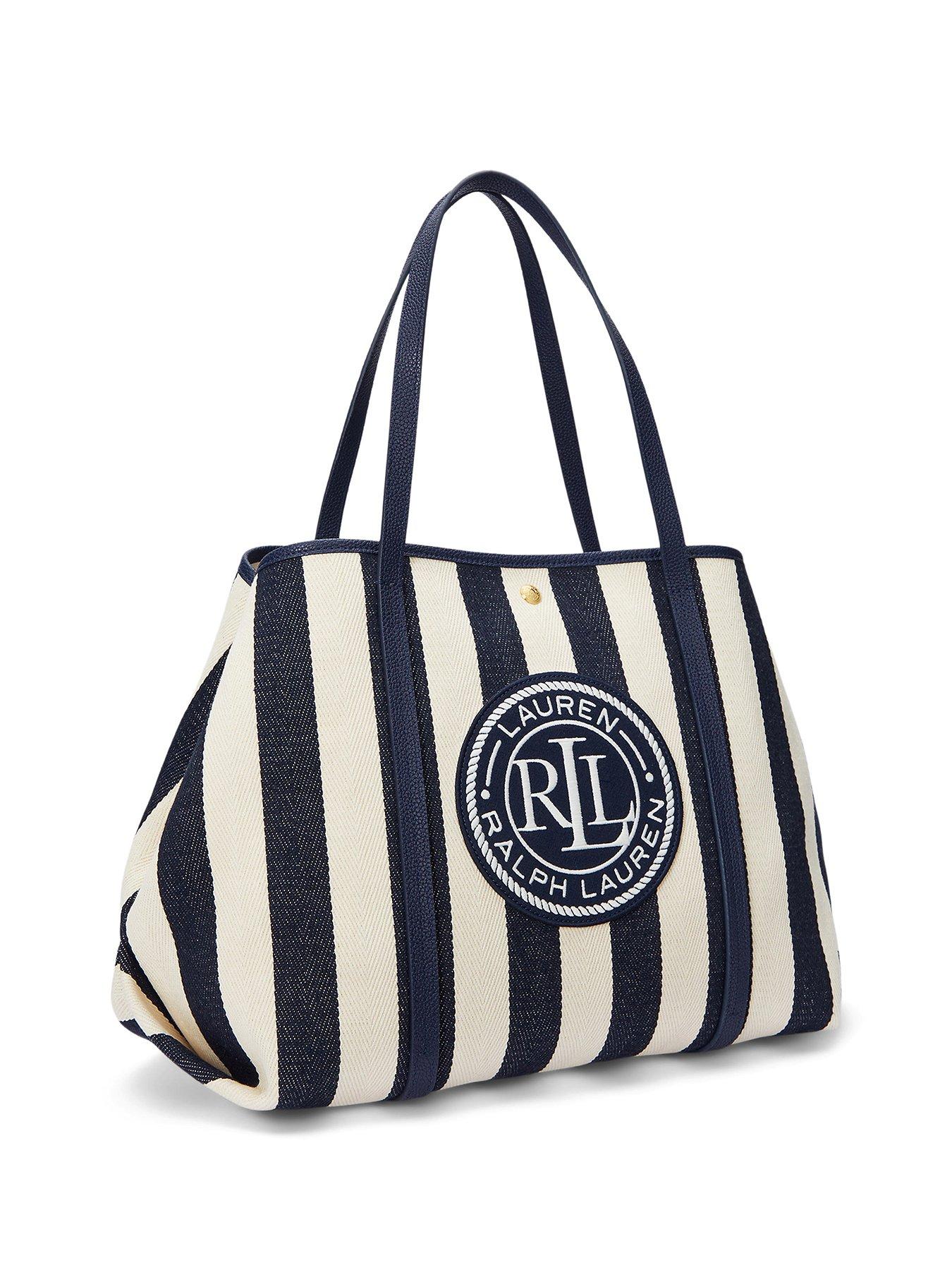 Image 4 of 5 of Lauren by Ralph Lauren Emerie Extra Large Tote - Navy