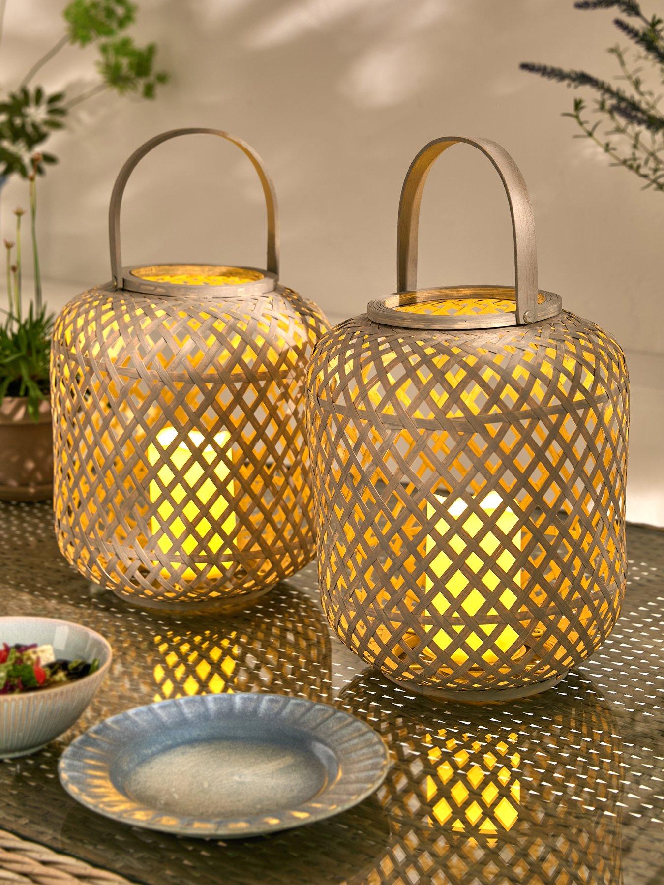 undefined Set of 2 Garden Lanterns