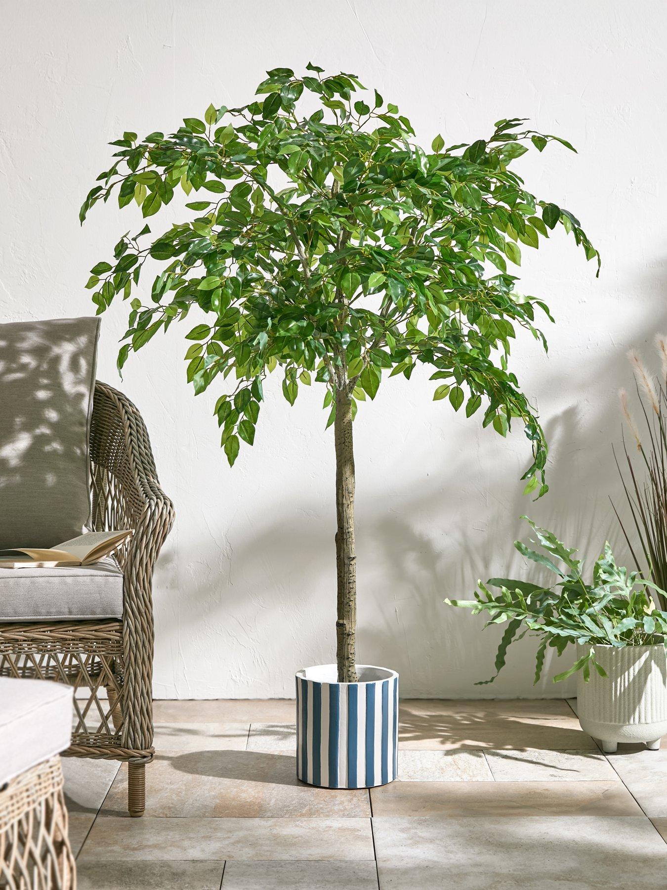 undefined 140CM Faux Ficus Microcarpa Potted Tree Outdoor/indoor