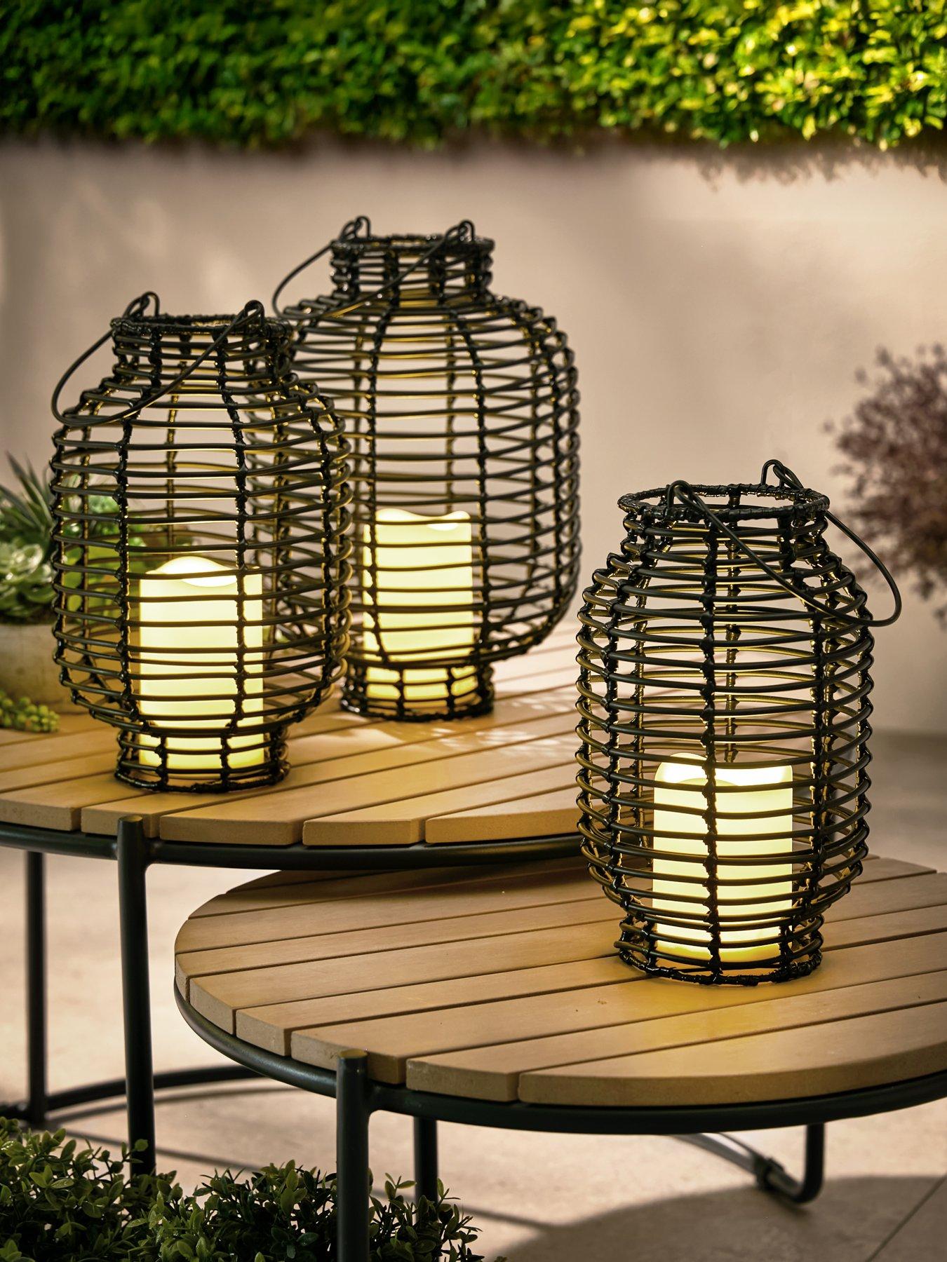 undefined Set 3 Garden Lanterns
