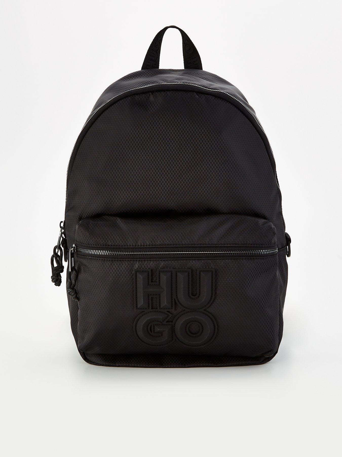 undefined Malick 3d Logo Backpack - Black