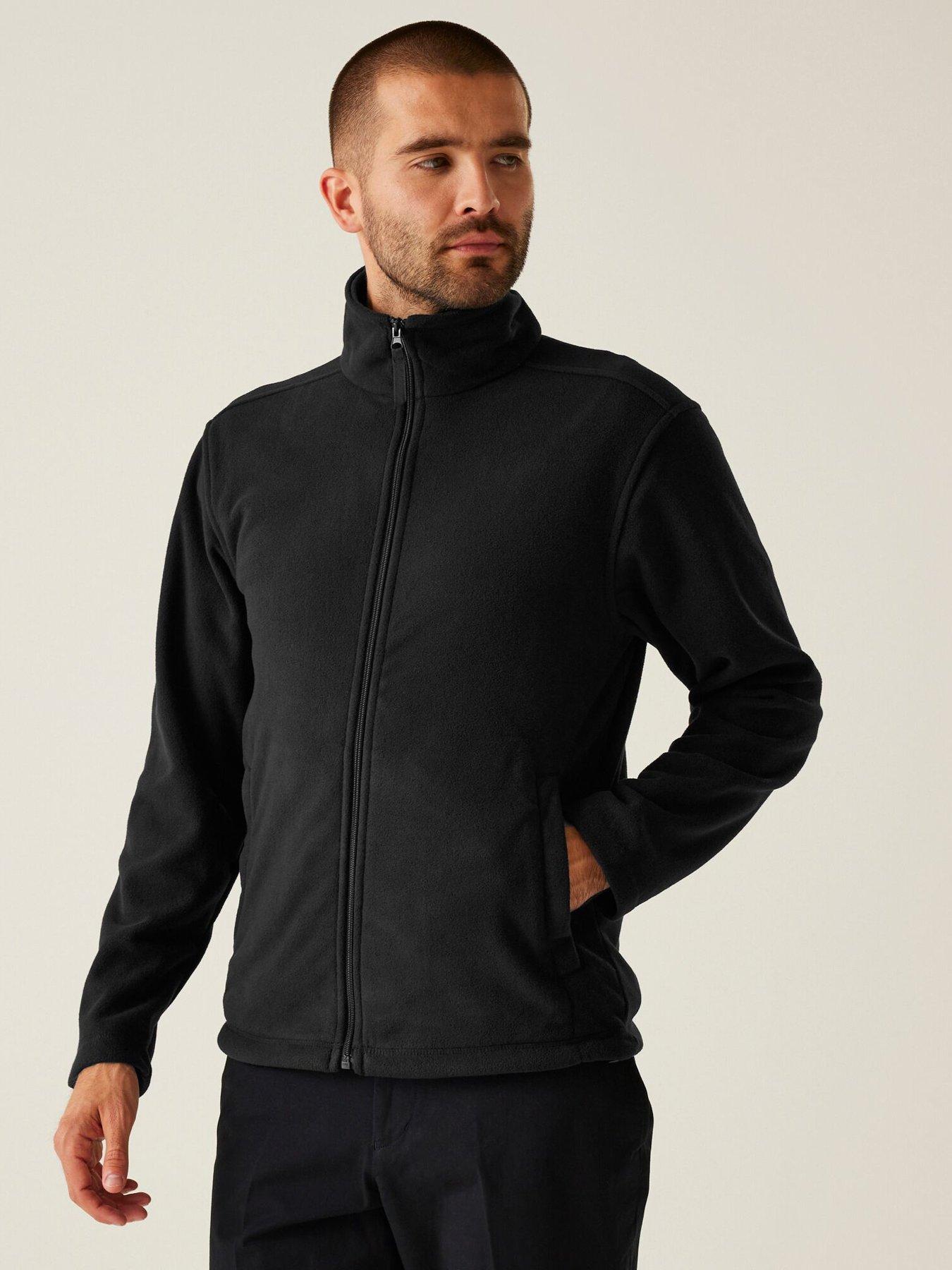 undefined Professional Workwear Micro Full Zip Fleece Jacket -black