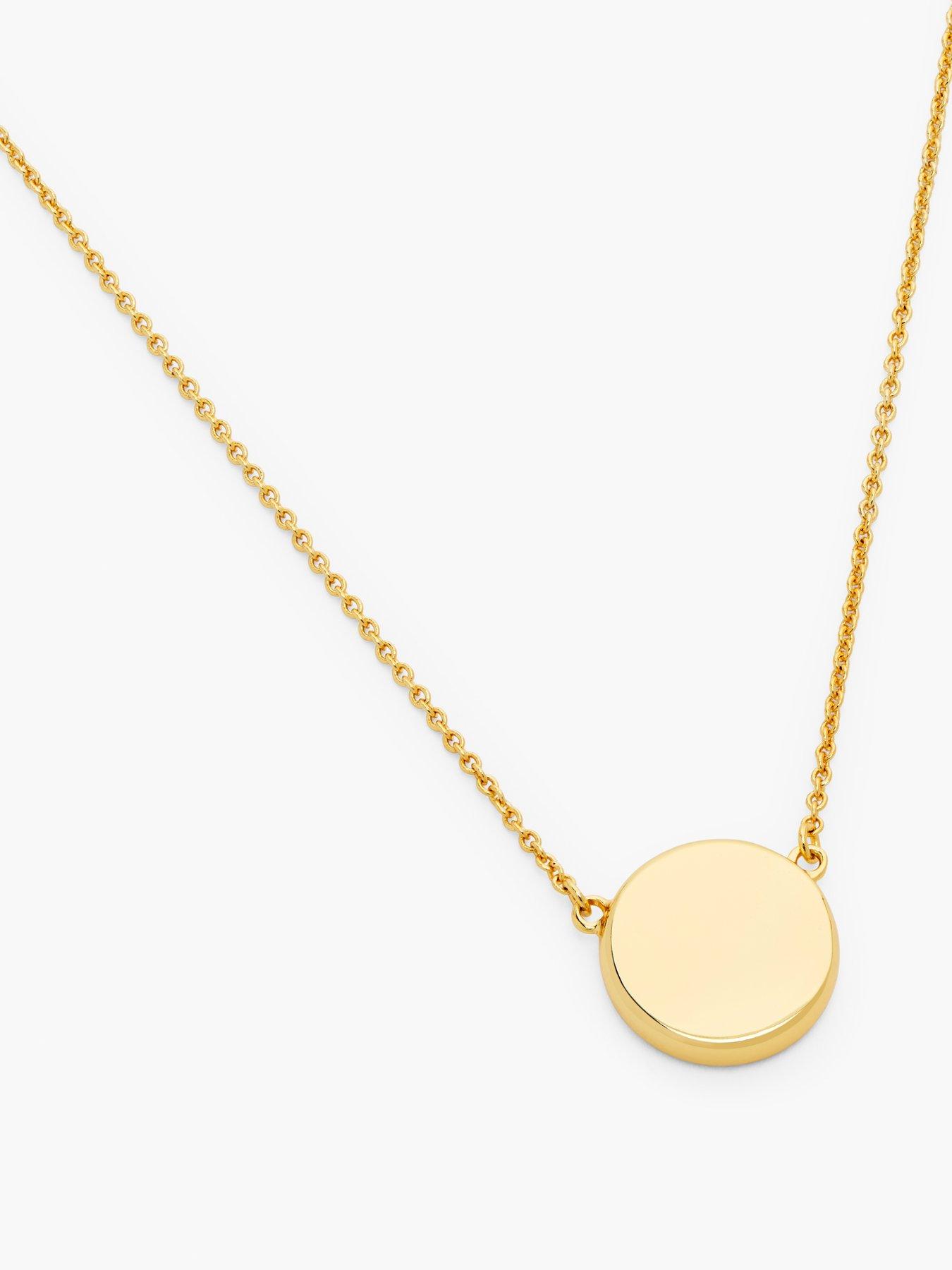 Image 3 of 5 of MARC JACOBS Button Pendant Necklace - Gold/Black