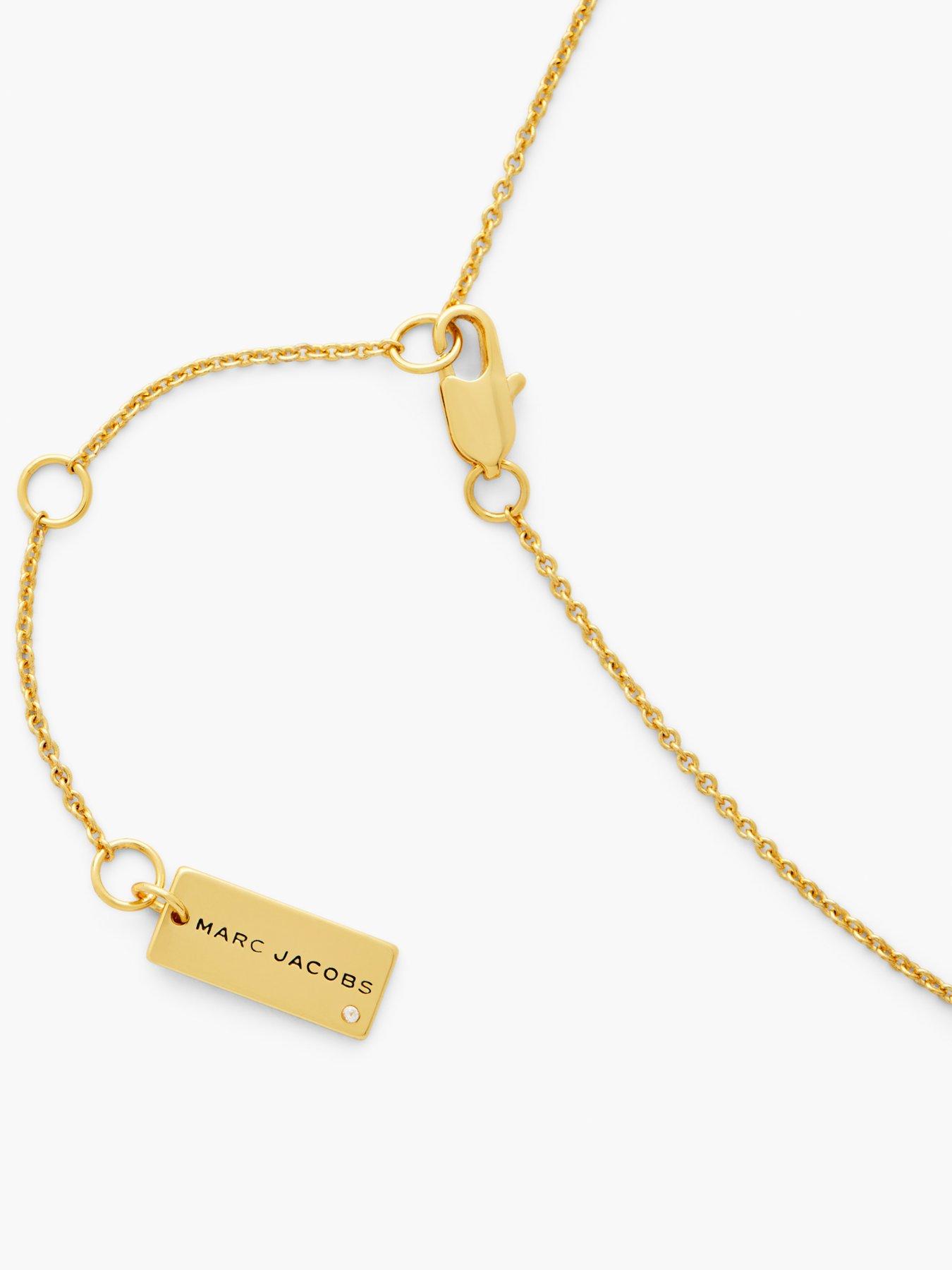 ネックレス・ペンダント Button Pendant Necklace - Marc Jacobs - l - Gold Marc Jacobs The Button Pendant necklace for Women - Gold in