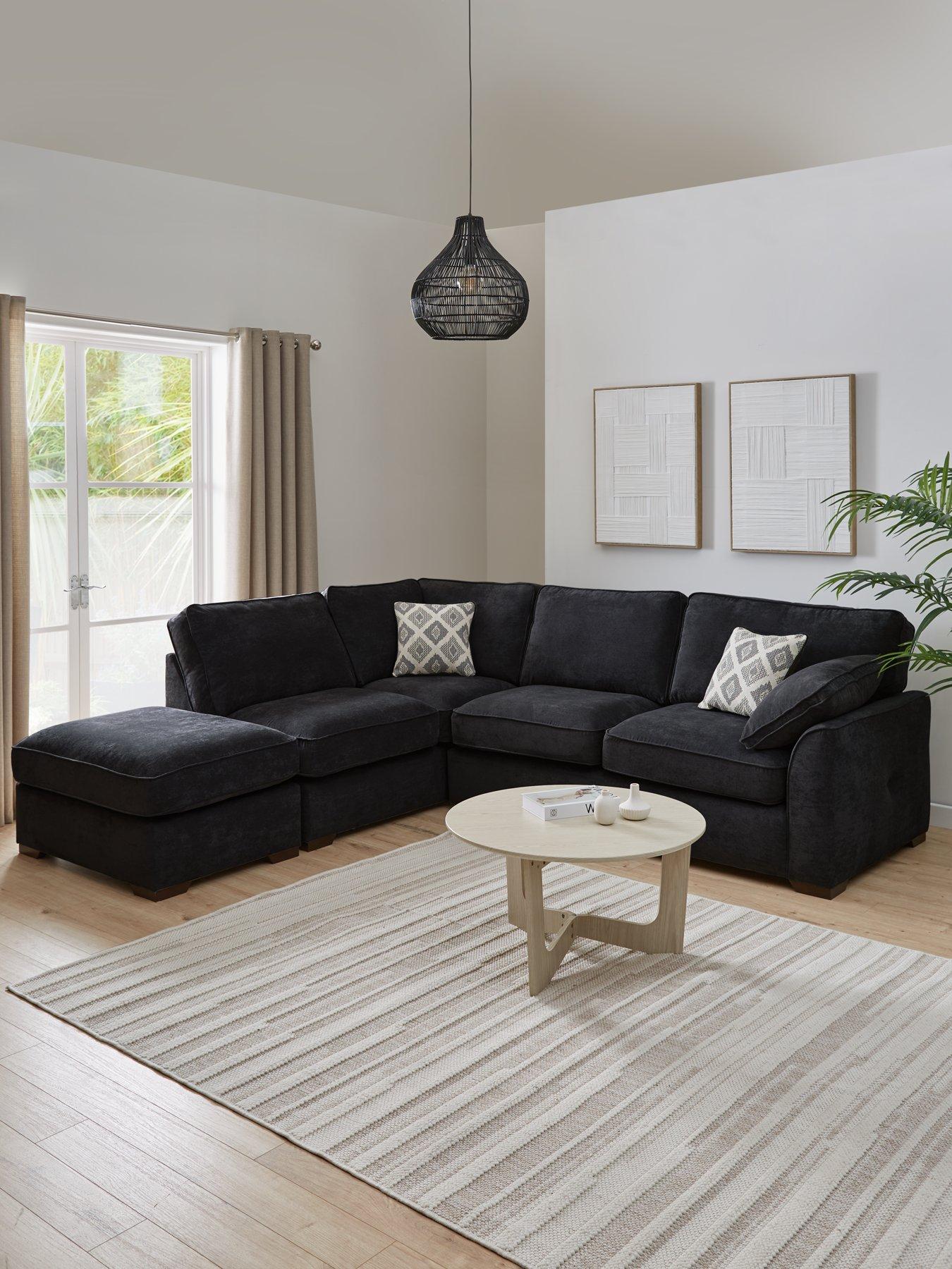 Very Home Cesena L/H Fabric Corner Chaise - Made to Order in the UK