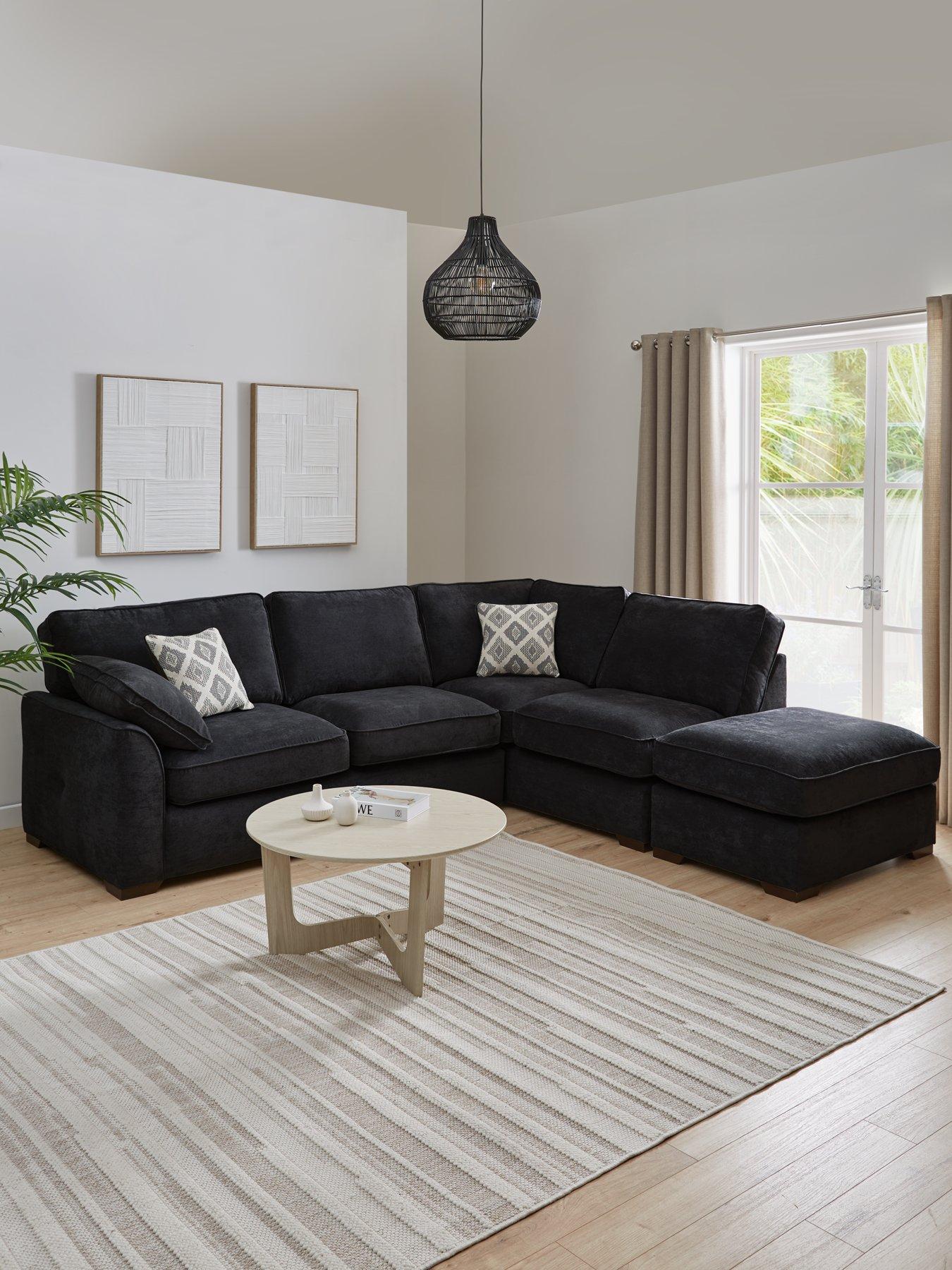 undefined Cesena R/H Fabric Corner Chaise