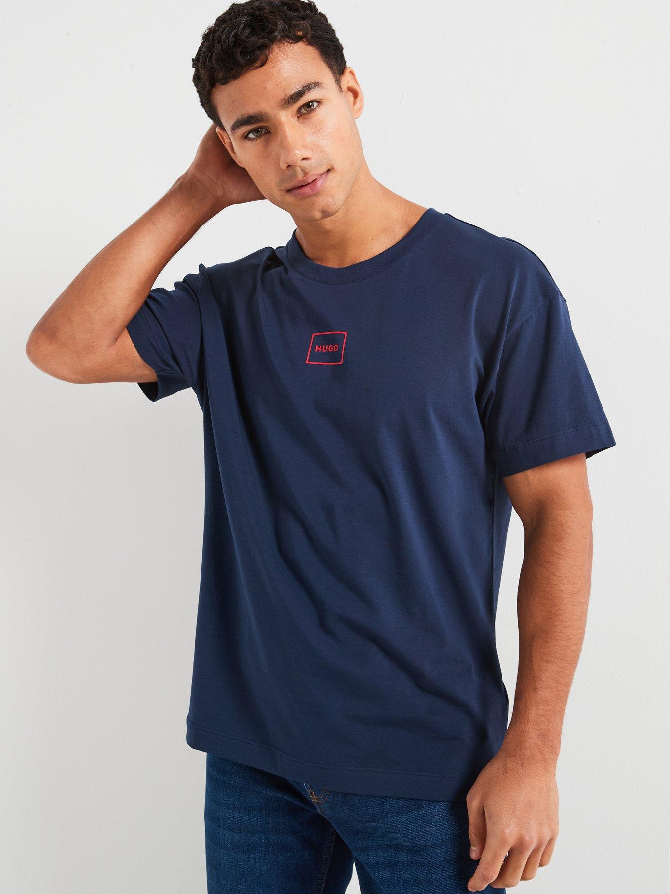 undefined Laze Relaxed Fit Loungewear T-Shirt - Navy