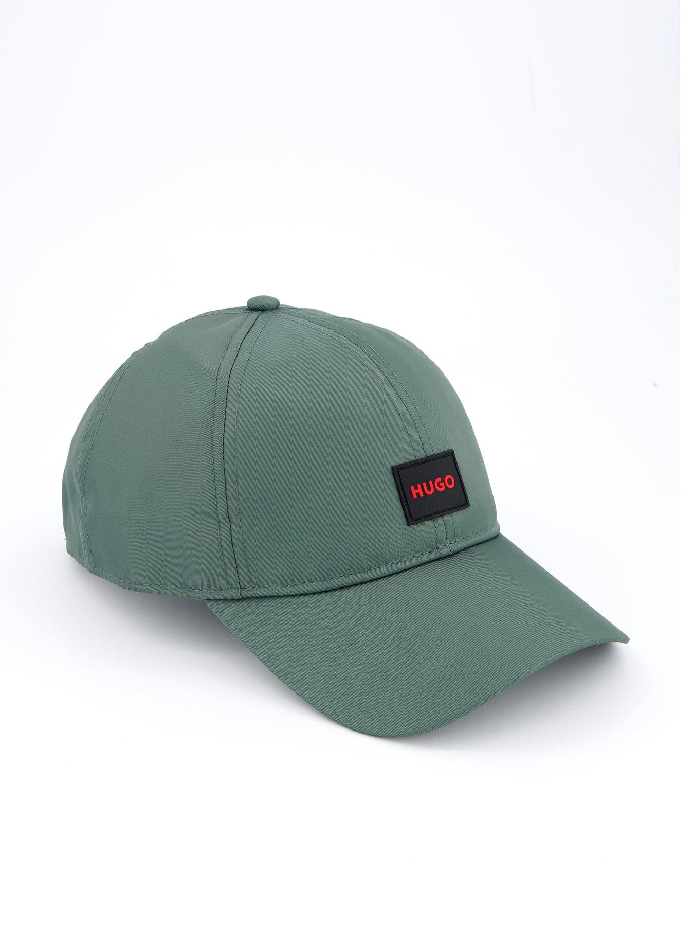 Image 1 of 4 of HUGO Jake Nylon Patch Logo Baseball Cap - Khaki