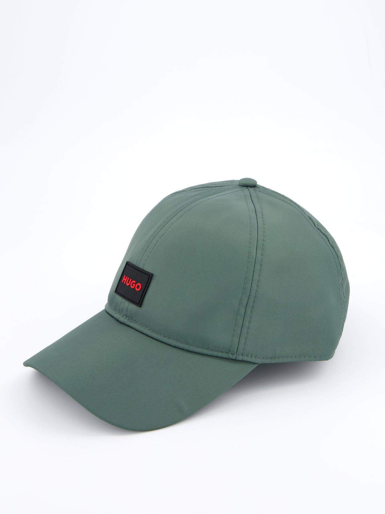 Image 2 of 4 of HUGO Jake Nylon Patch Logo Baseball Cap - Khaki